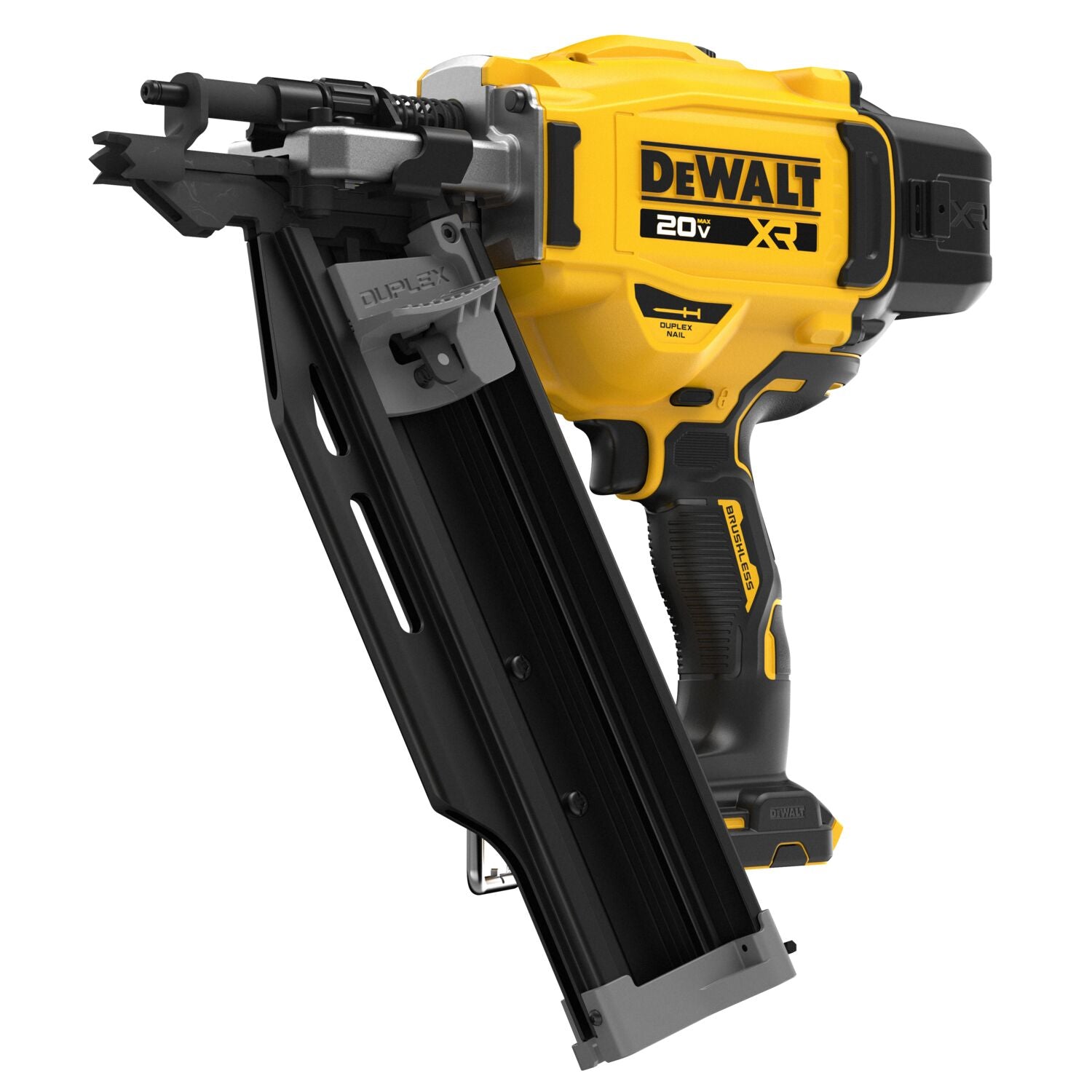 DeWALT DCN910B 20V MAX XR Brushless 21-Degree Plastic Collated Duplex Nailer, Tool Only