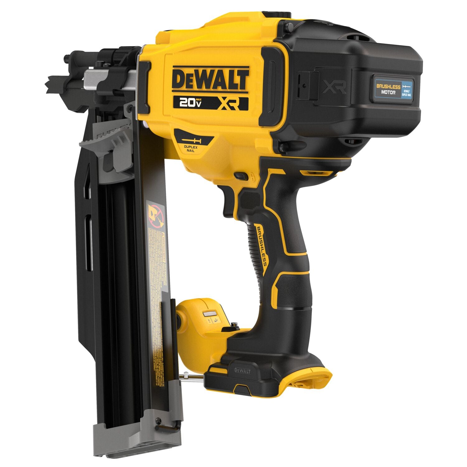 DeWALT DCN910B 20V MAX XR Brushless 21-Degree Plastic Collated Duplex Nailer, Tool Only