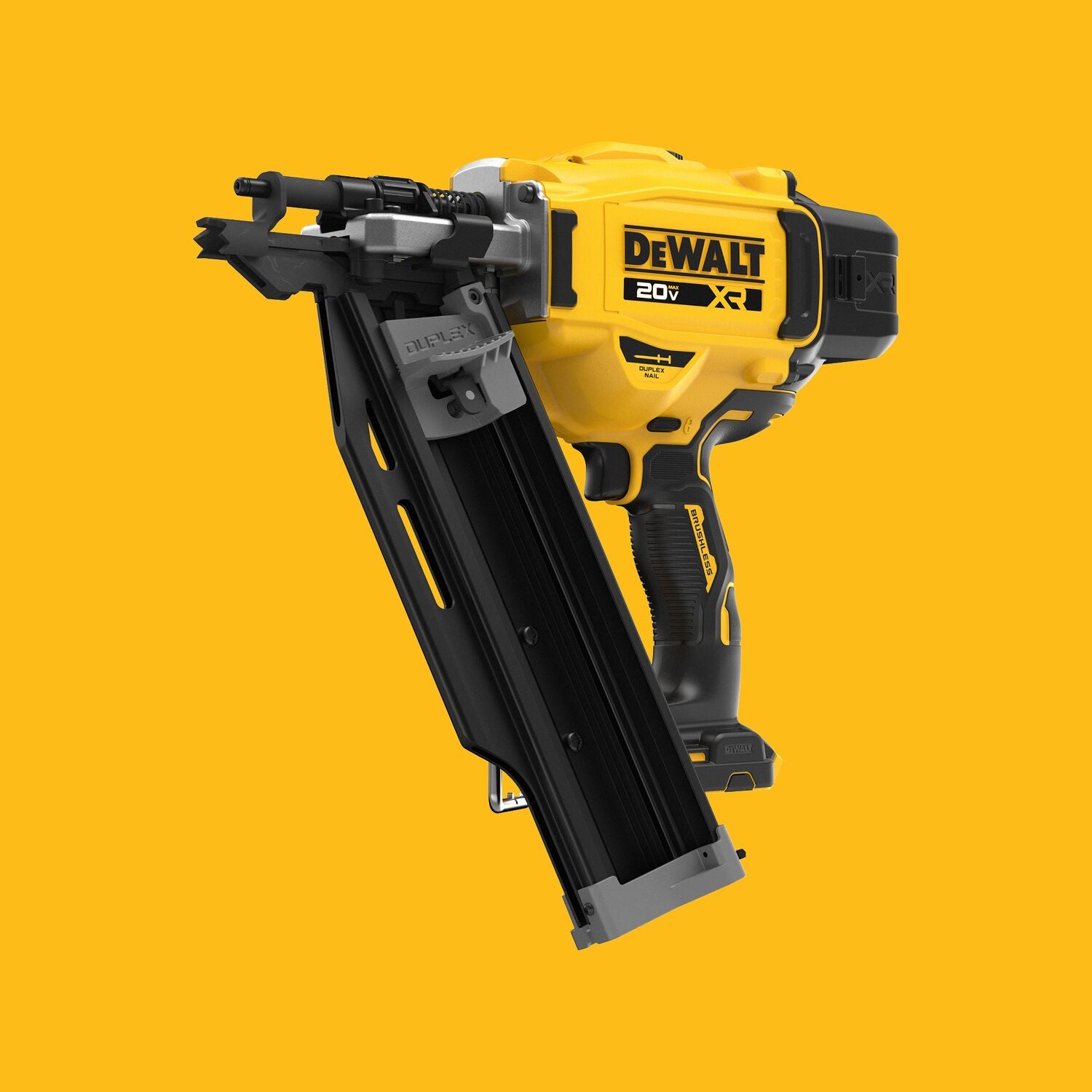 DeWALT DCN910B 20V MAX XR Brushless 21-Degree Plastic Collated Duplex Nailer, Tool Only