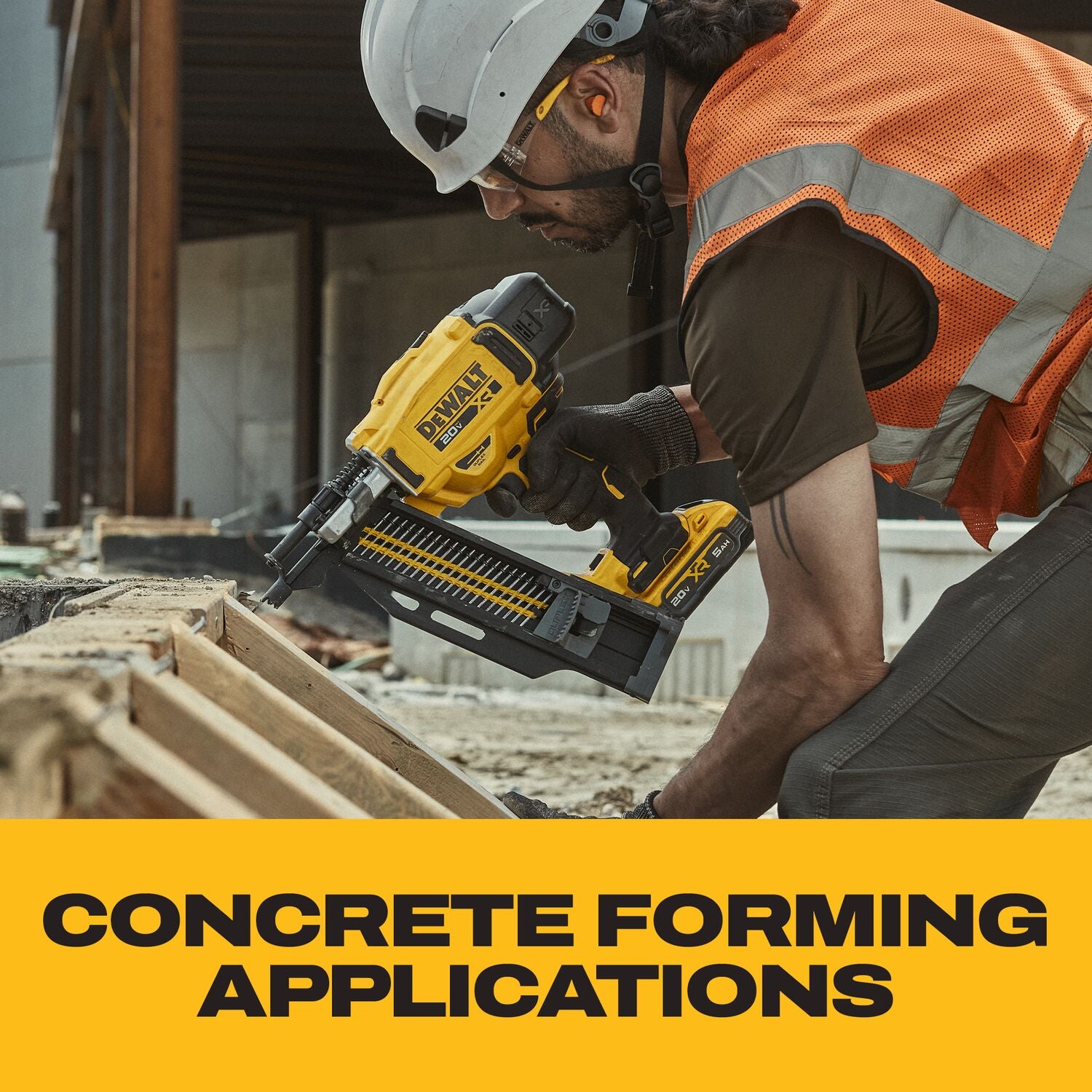 DeWALT DCN910B 20V MAX XR Brushless 21-Degree Plastic Collated Duplex Nailer, Tool Only