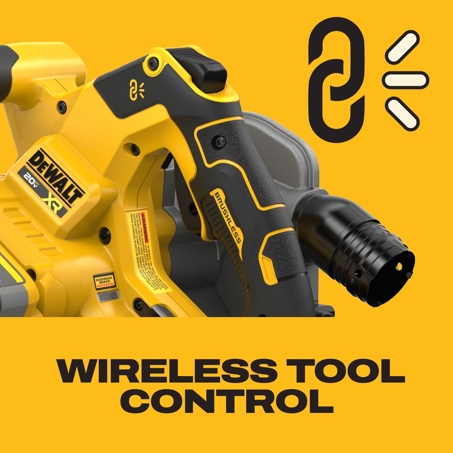 DEWALT 20V XR Cordless 6-1/2-in Track Saw, Tool-Only (DCS525B)