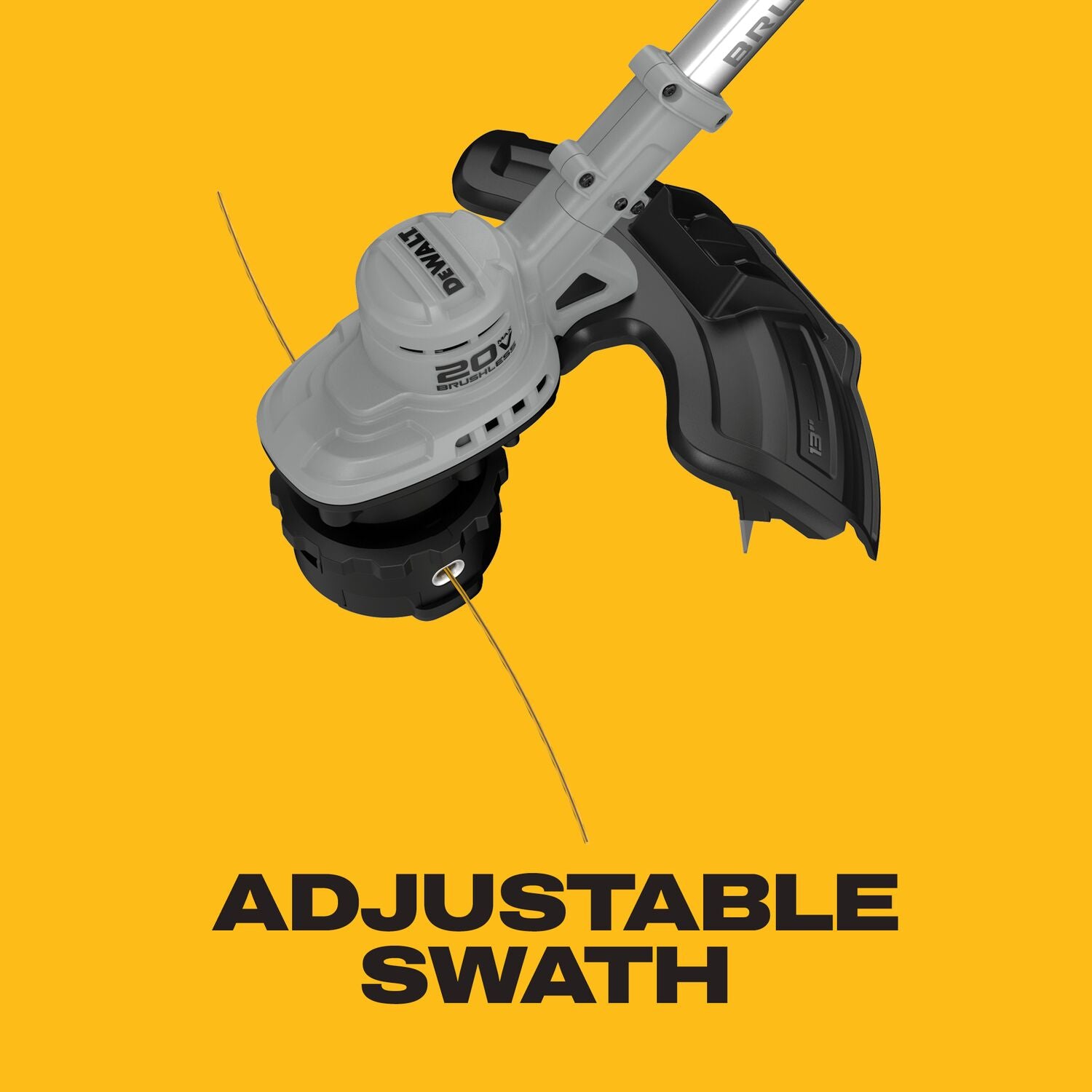 DeWALT DCST926B 20V MAX Brushless Cordless Foldable String Trimmer, Tool Only