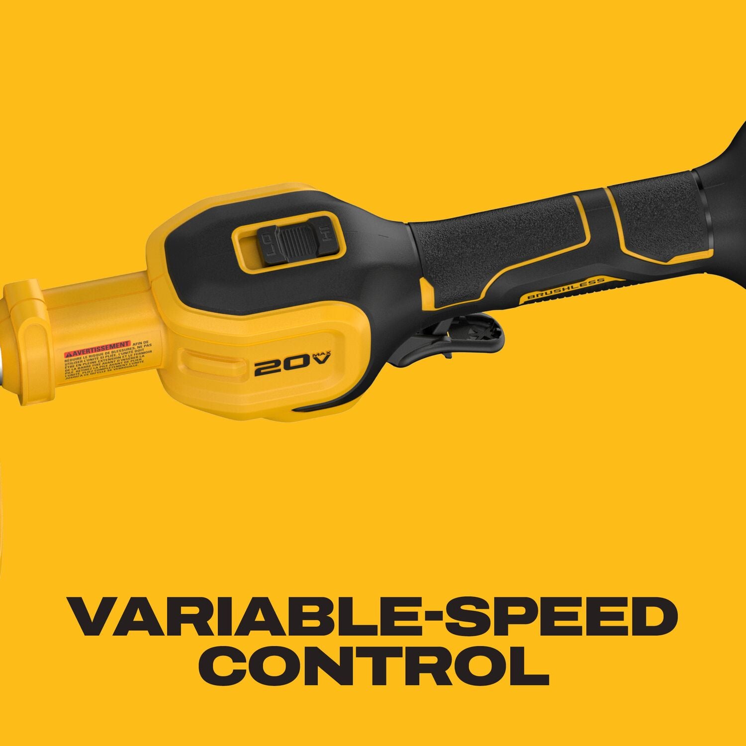 DeWALT DCST926B 20V MAX Brushless Cordless Foldable String Trimmer, Tool Only