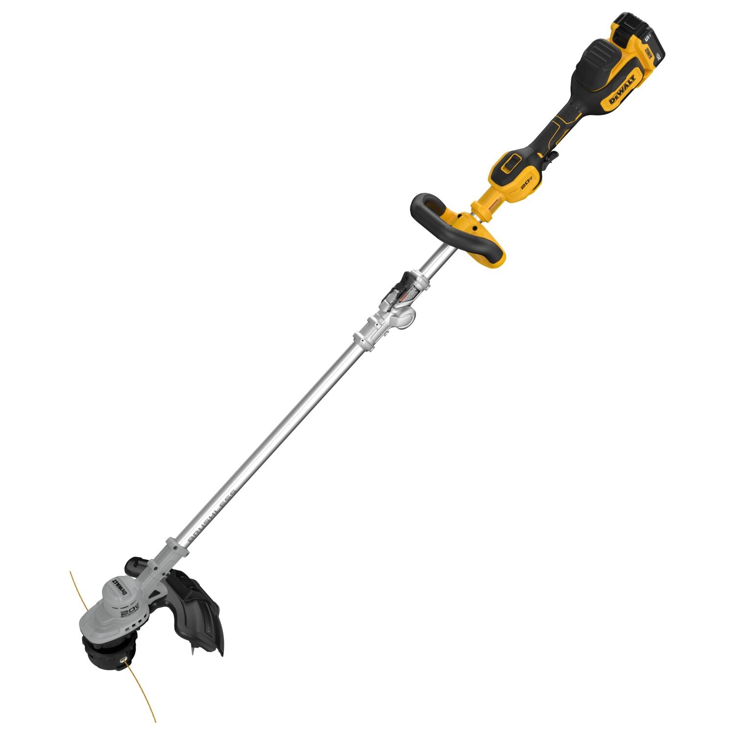 DeWALT DCST926P1 20V MAX Brushless Cordless Foldable String Trimmer 5.0Ah Kit