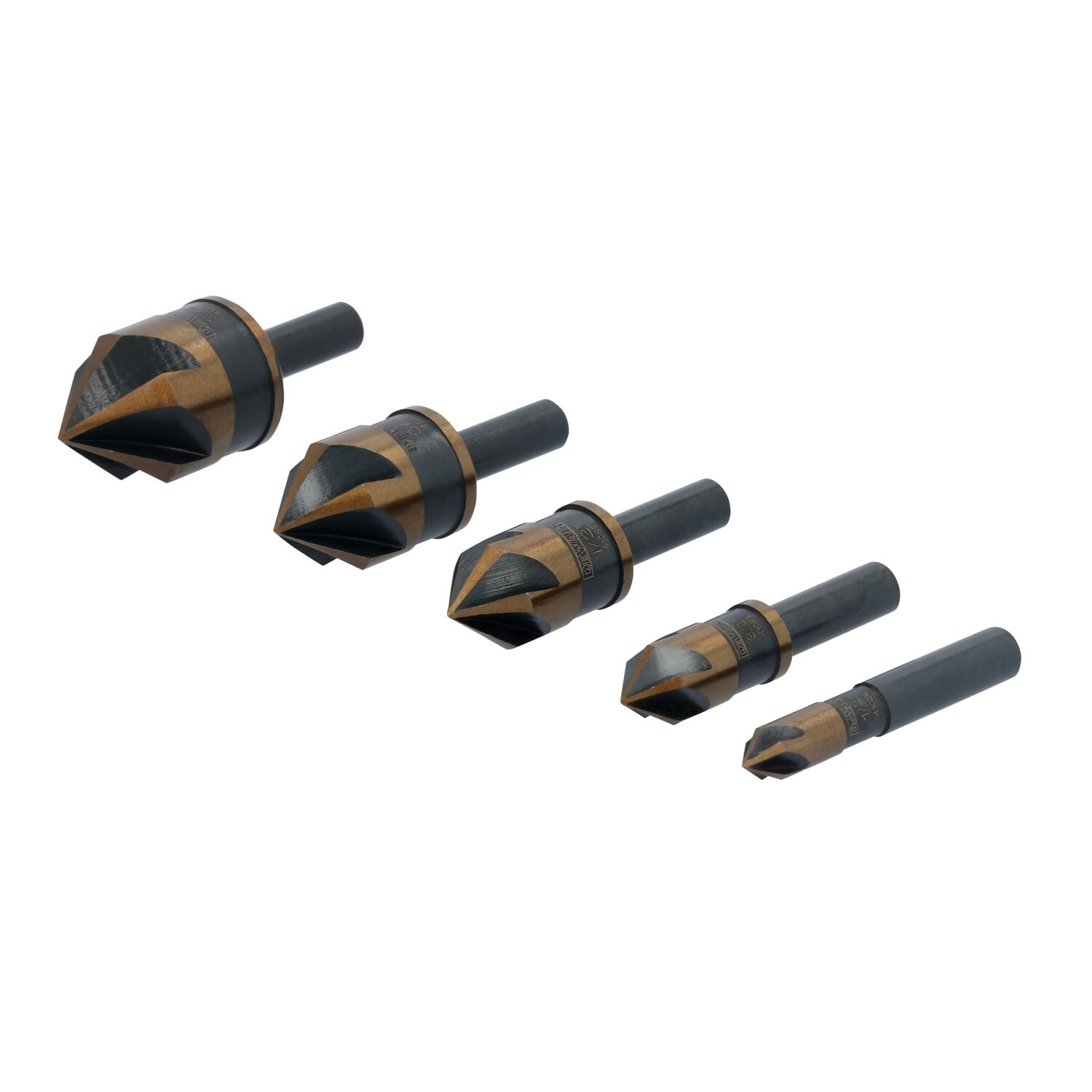 DeWALT DWAMDB5SETCS Metal 5-Piece Countersink Set