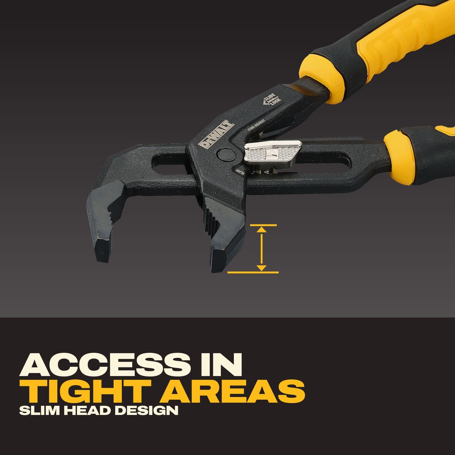 DeWALT DWHT82820 8-in. Slidelock V-Jaw Pliers – Tool Nut