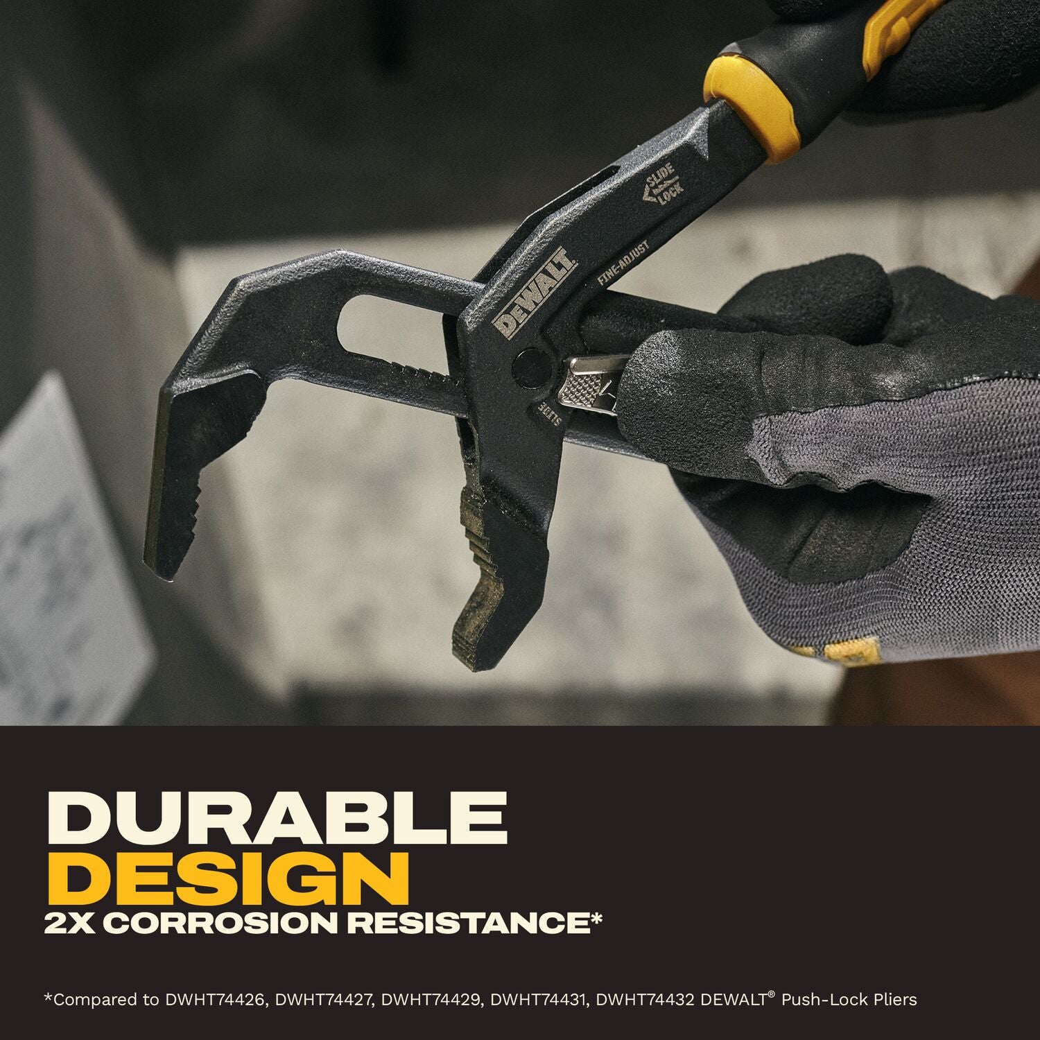 DeWALT DWHT82820 8-in. Slidelock V-Jaw Pliers – Tool Nut