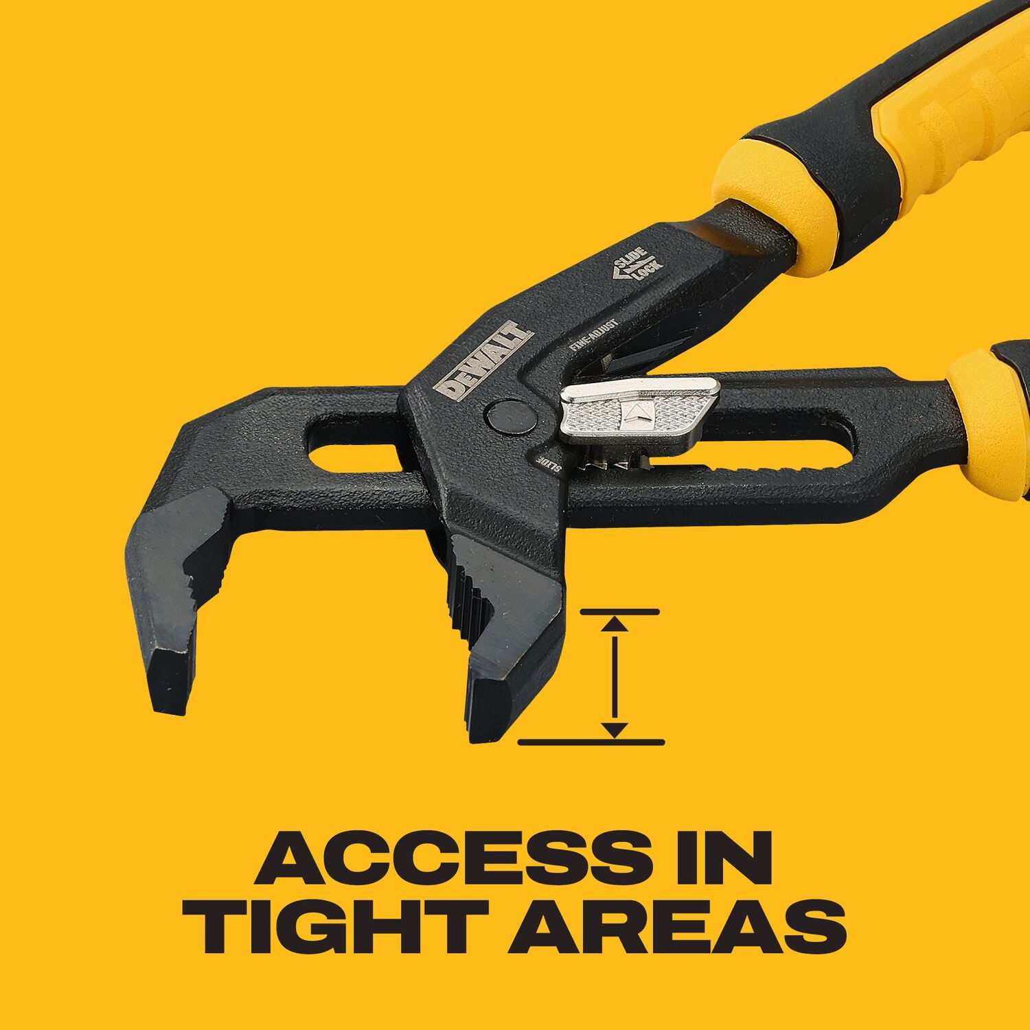 DeWALT DWHT82820 8-in. Slidelock V-Jaw Pliers