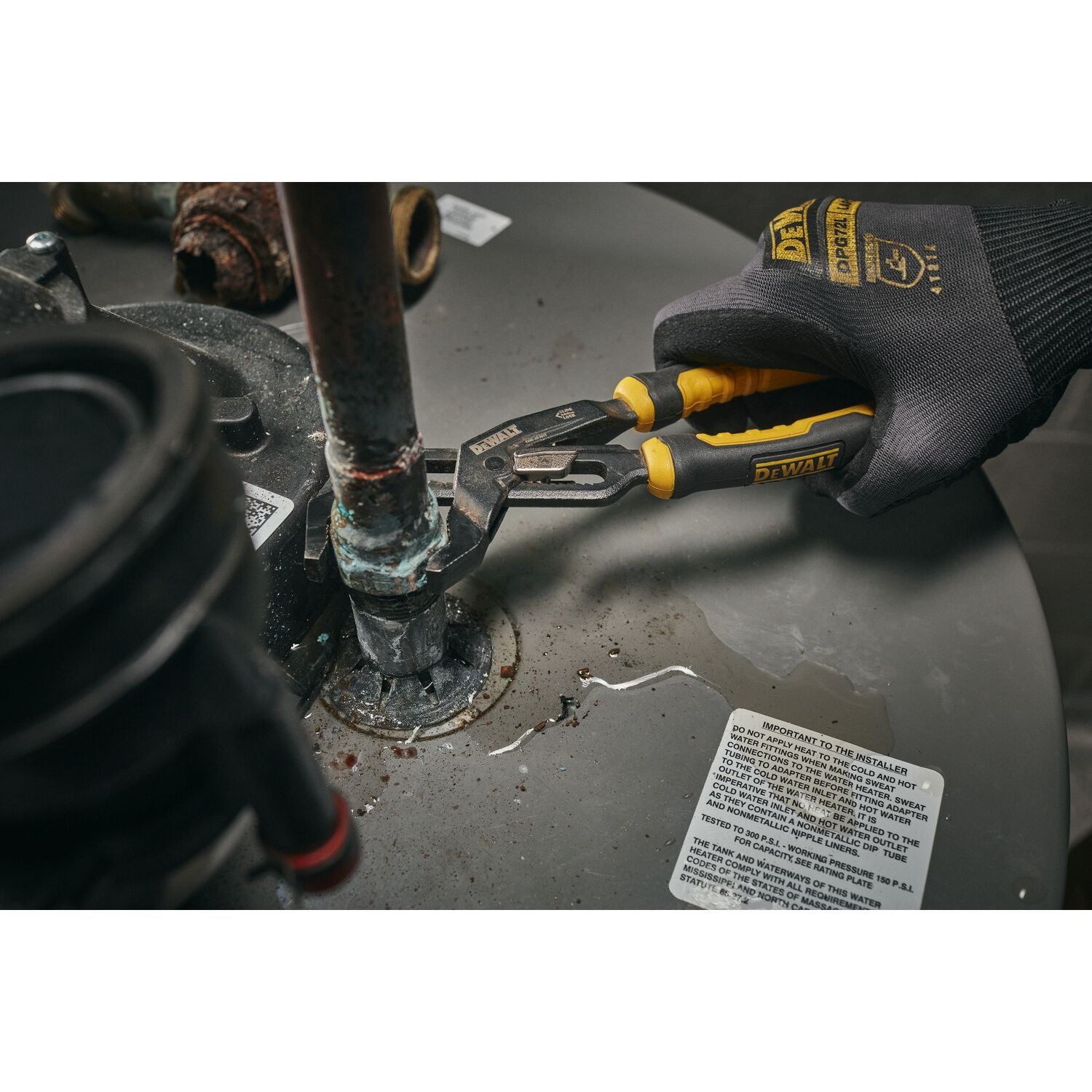DeWALT DWHT82821 10-in. Slidelock V-Jaw Pliers