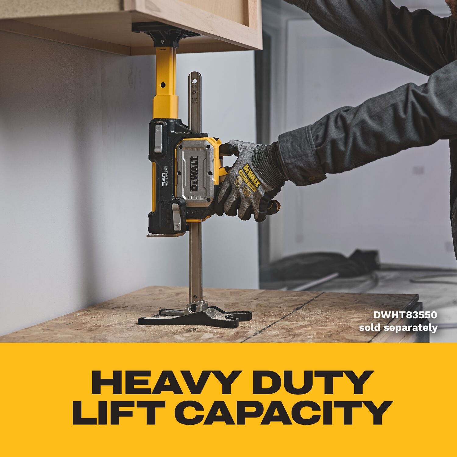 DeWALT DWHT83554 ToughSeries Construction Jack Extension – Tool Nut