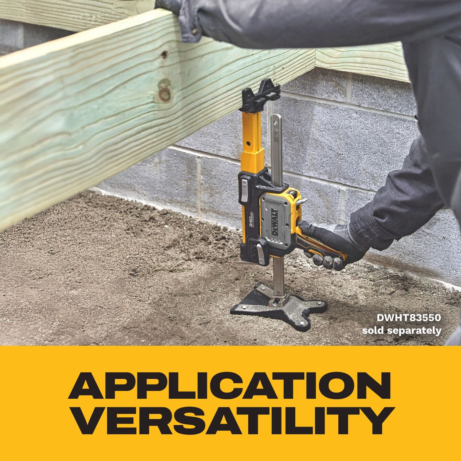 DeWALT DWHT83554 ToughSeries Construction Jack Extension – Tool Nut