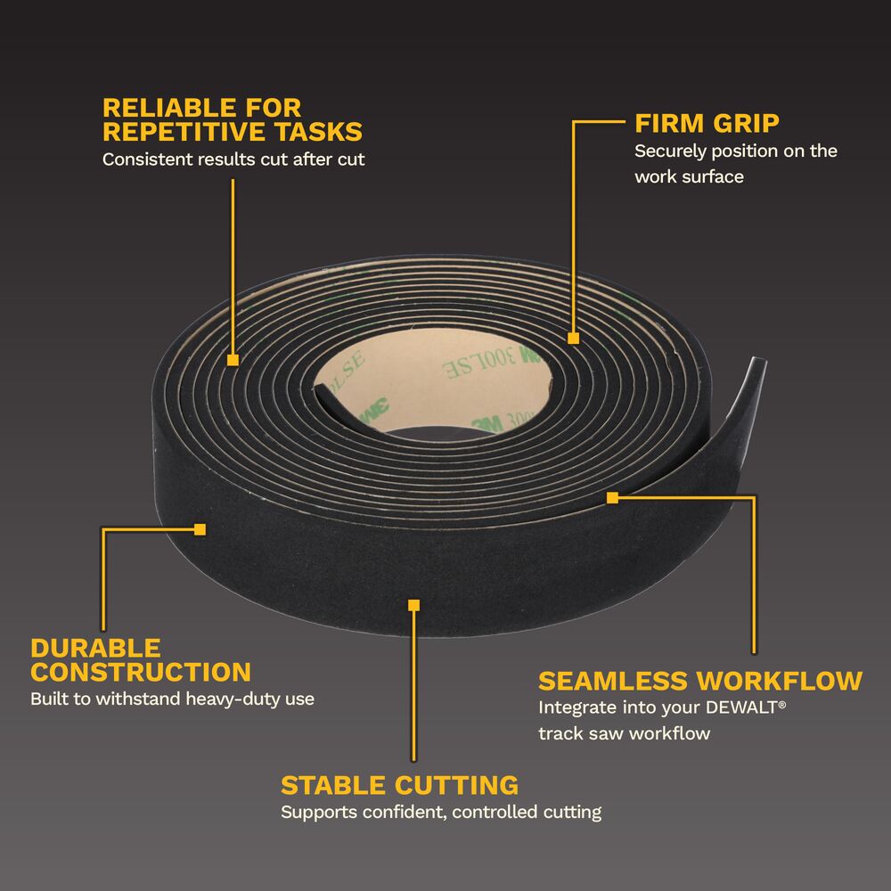 DEWALT TrackSaw High-Friction Strip (DWS5052)