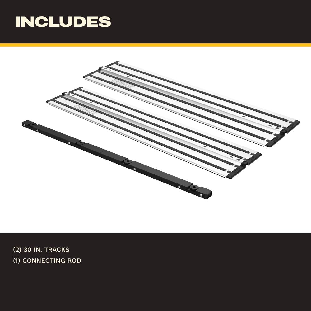DEWALT 30-in. Tracks and Connecting Rod Kit, 2-Pack (DWS5230)