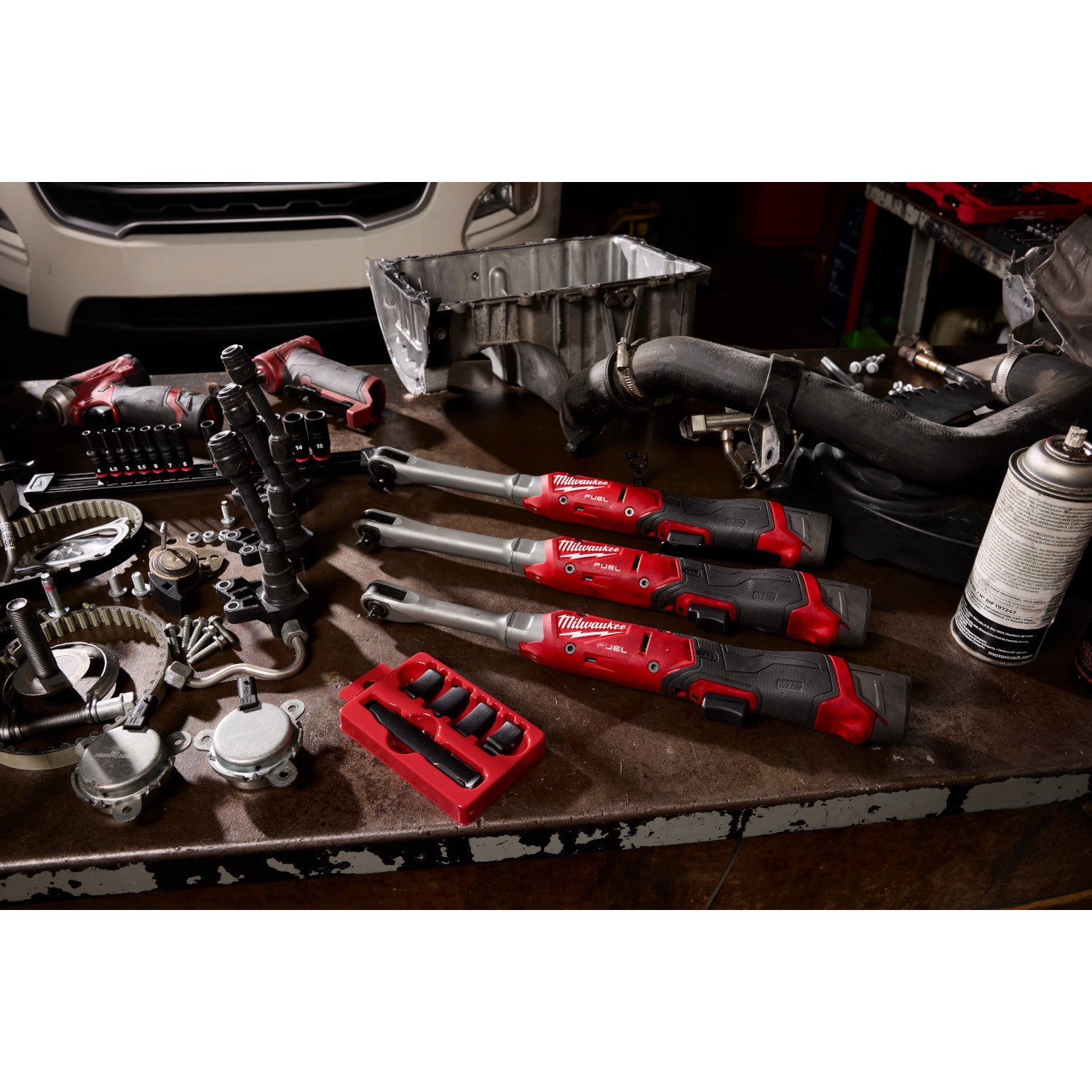 Milwaukee M12 FUEL 3/8-in. Extended Reach Ratchet (3059-20)