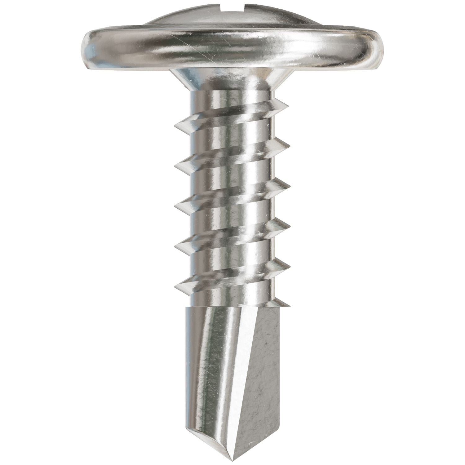 Simpson Strong-Tie F08T056KDB Self-Drilling Wire-Lath Modified Truss-Head Screw,  #8 x 9/16-in. Type 410, 8000-Pack
