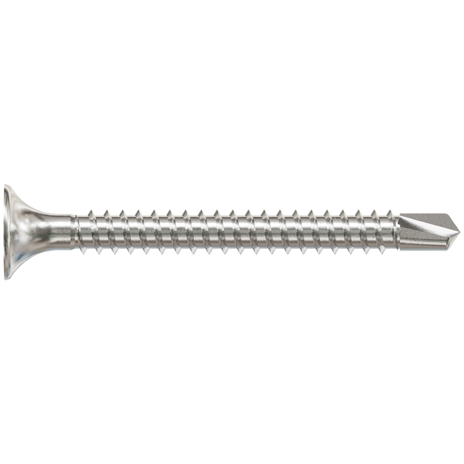 Simpson Strong-Tie F08T162BDB Self-Drilling Bugle-Head Screw,  #8 x 1-5/8-in. #2 Square Drive, Type 410, 3000-Pack