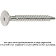 Simpson Strong-Tie F08T162WDB Self-Drilling Fiber-Cement Screw,  #8 x 1-5/8-in. #2 Square Drive, Type 410, 3000-Pack