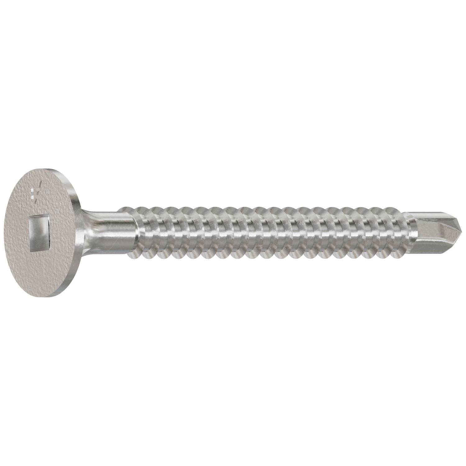 Simpson Strong-Tie F08T162WDC Self-Drilling Fiber-Cement Screw,  #8 x 1-5/8-in. #2 Square Drive, Type 410, 100-Pack
