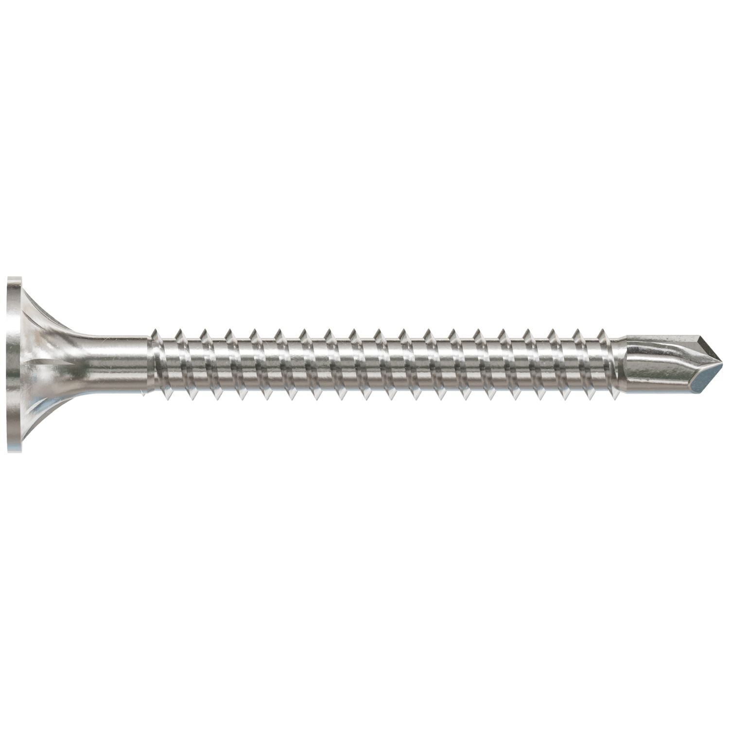 Simpson Strong-Tie F08T162WDC Self-Drilling Fiber-Cement Screw,  #8 x 1-5/8-in. #2 Square Drive, Type 410, 100-Pack