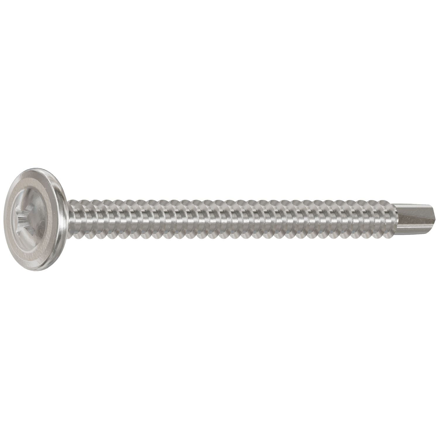 Simpson Strong-Tie F08T200KDB Self-Drilling Wire-Lath Modified Truss-Head Screw,  #8 x 2-in. Type 410, 2500-Pack