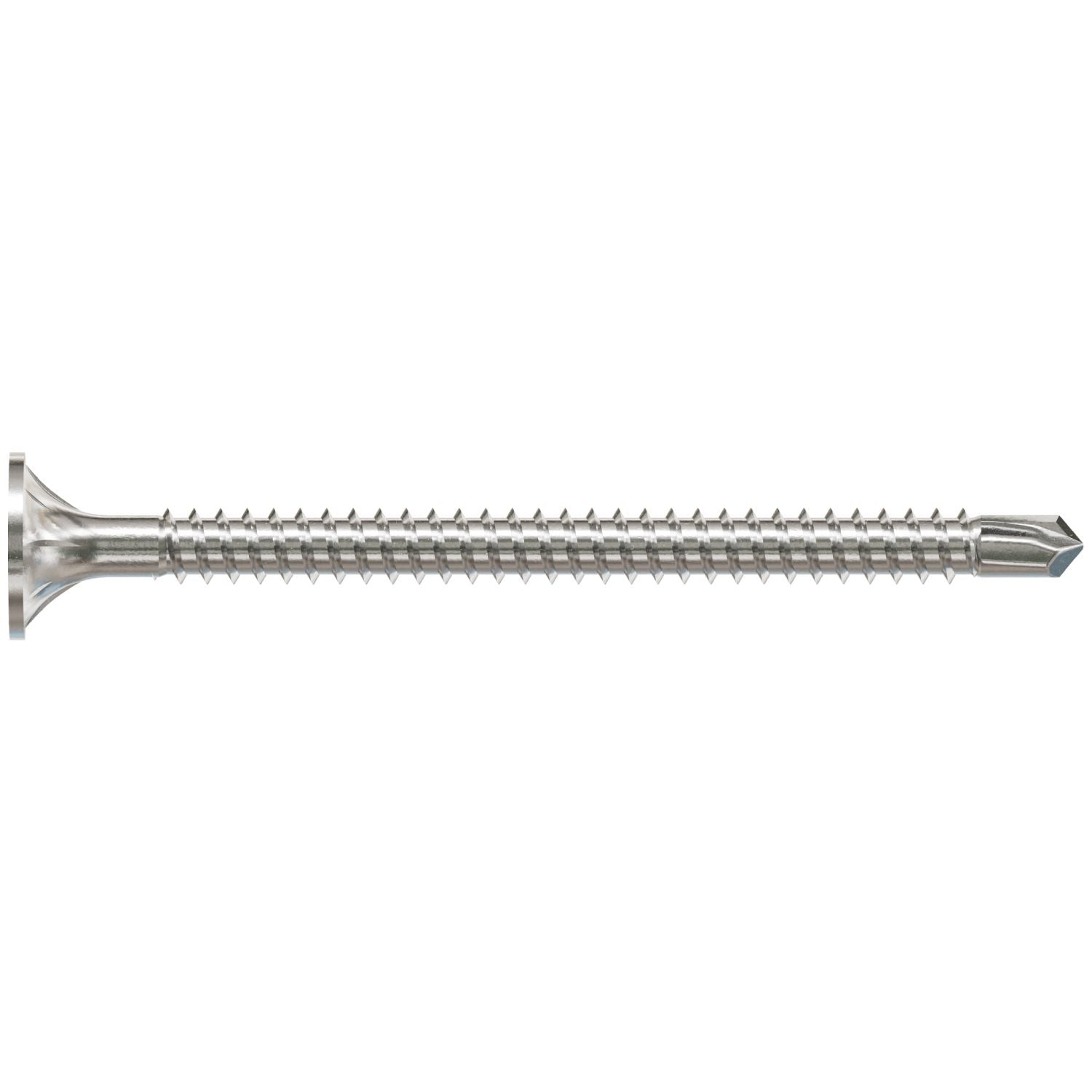 Simpson Strong-Tie F08T225WDC Self-Drilling Fiber-Cement Screw,  #8 x 2-1/4-in. #2 Square Drive, Type 410, 100-Pack