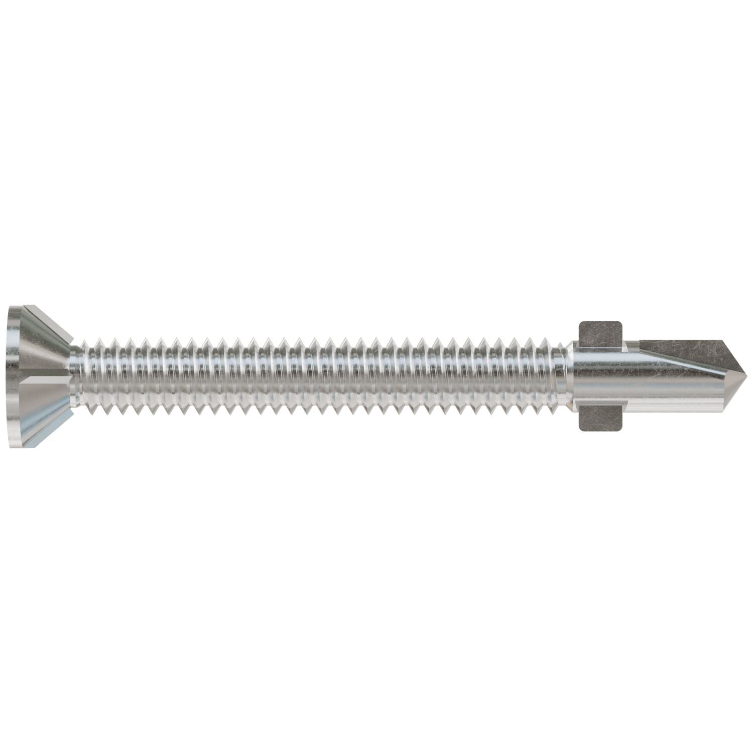Simpson Strong-Tie F12C250FDB Self-Drilling Flat-Head Screw with Wings,  #12 x 2-1/2-in. #3 Square Type 410, 1800-Pack