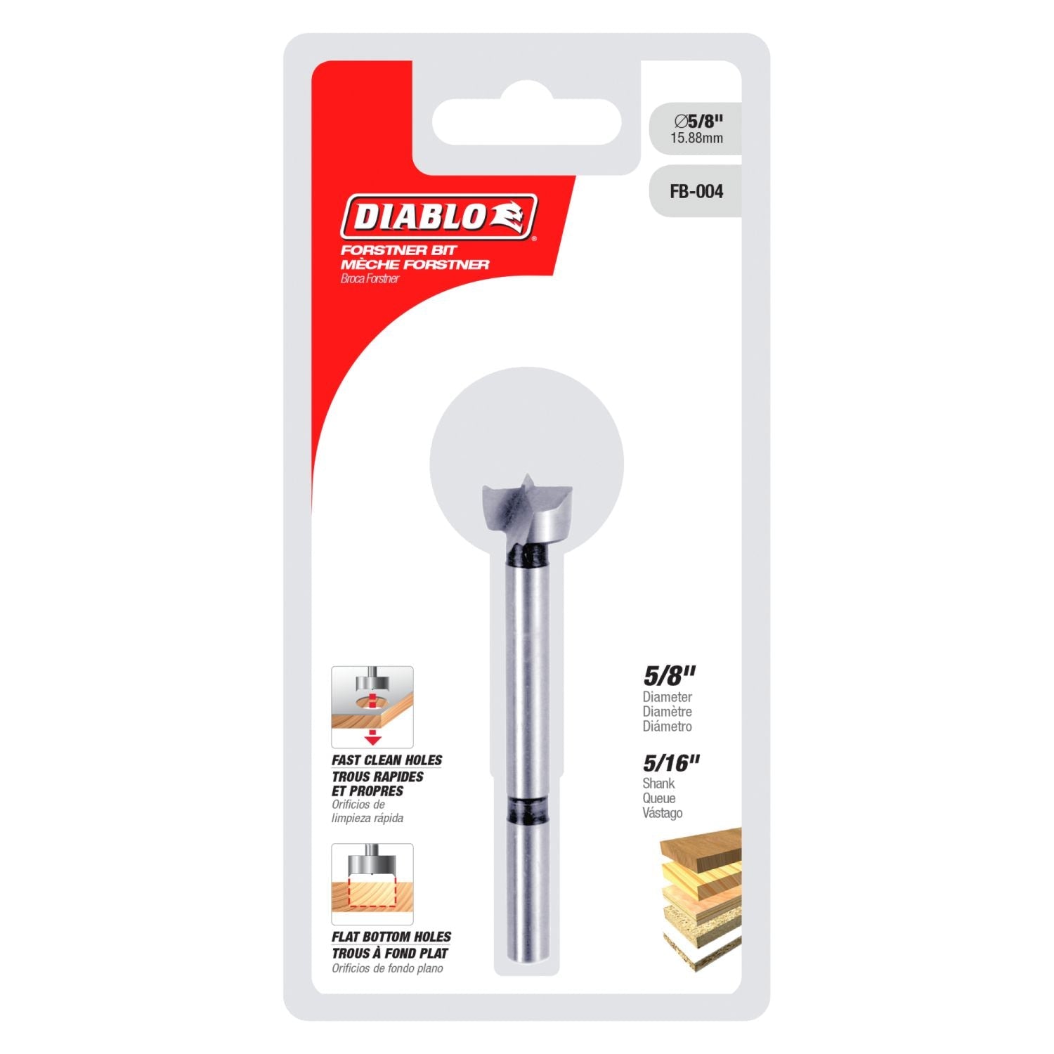 Diablo FB-004 5/8" Diablo Forstner Bit