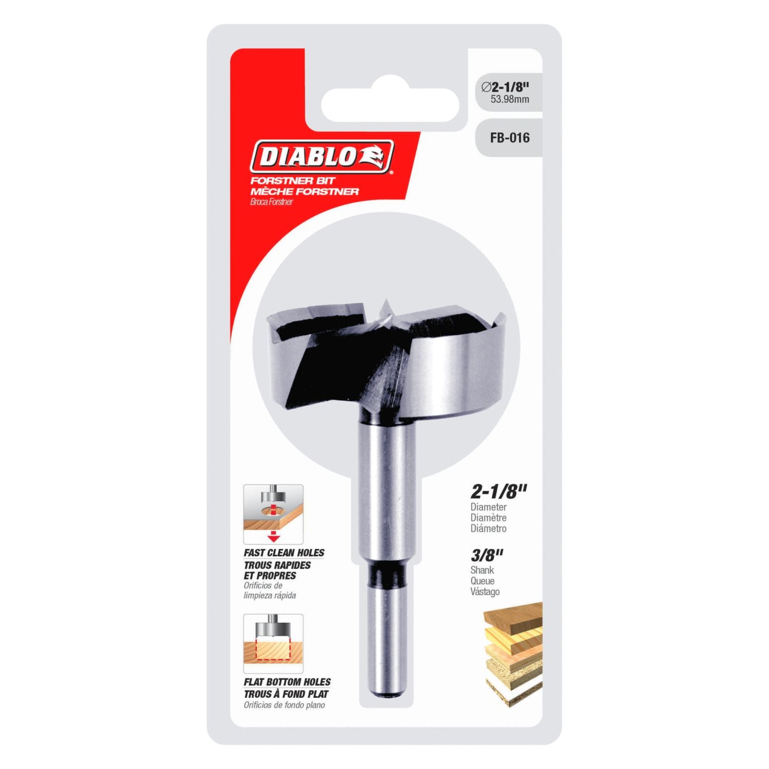 Diablo FB-016 2-1/8" Diablo Forstner Bit