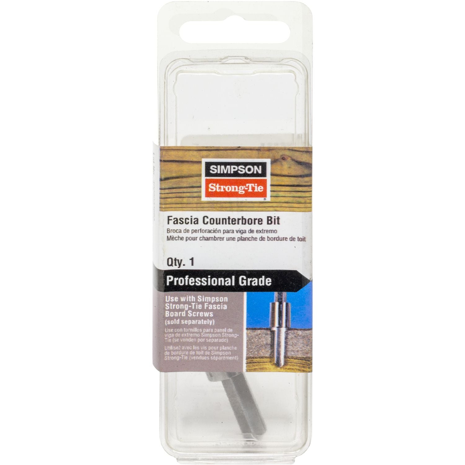 Simpson Strong-Tie FSBIT Fascia Counterbore Bit,  Type 316 Stainless Steel