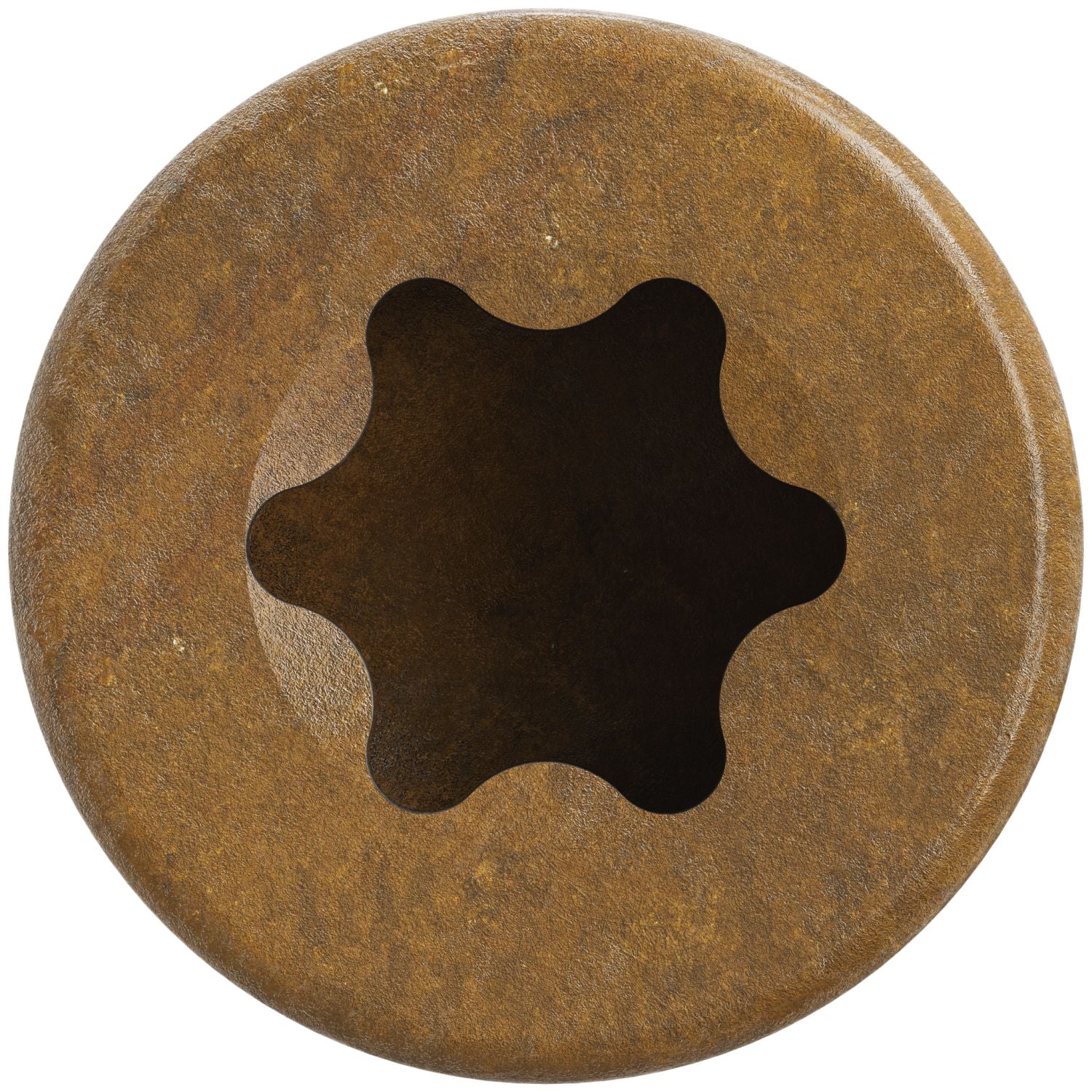 Simpson Strong-Tie FT07112MB Finish Trim Screw,  #7 x 1-1/2-in. T10, Trim-Head, Quik Guard, Tan, 4000-Pack