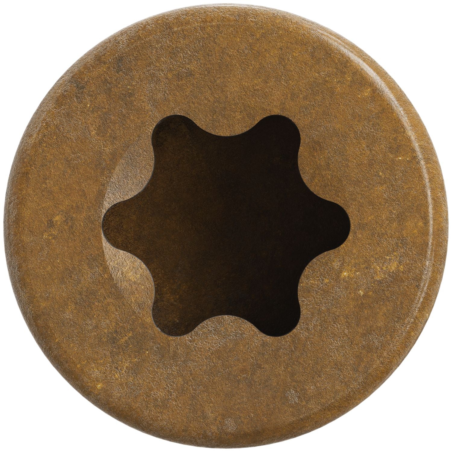 Simpson Strong-Tie FT07200MB Finish Trim Screw,  #7 x 2-in. T10, Trim-Head, Quik Guard, Tan, 4000-Pack