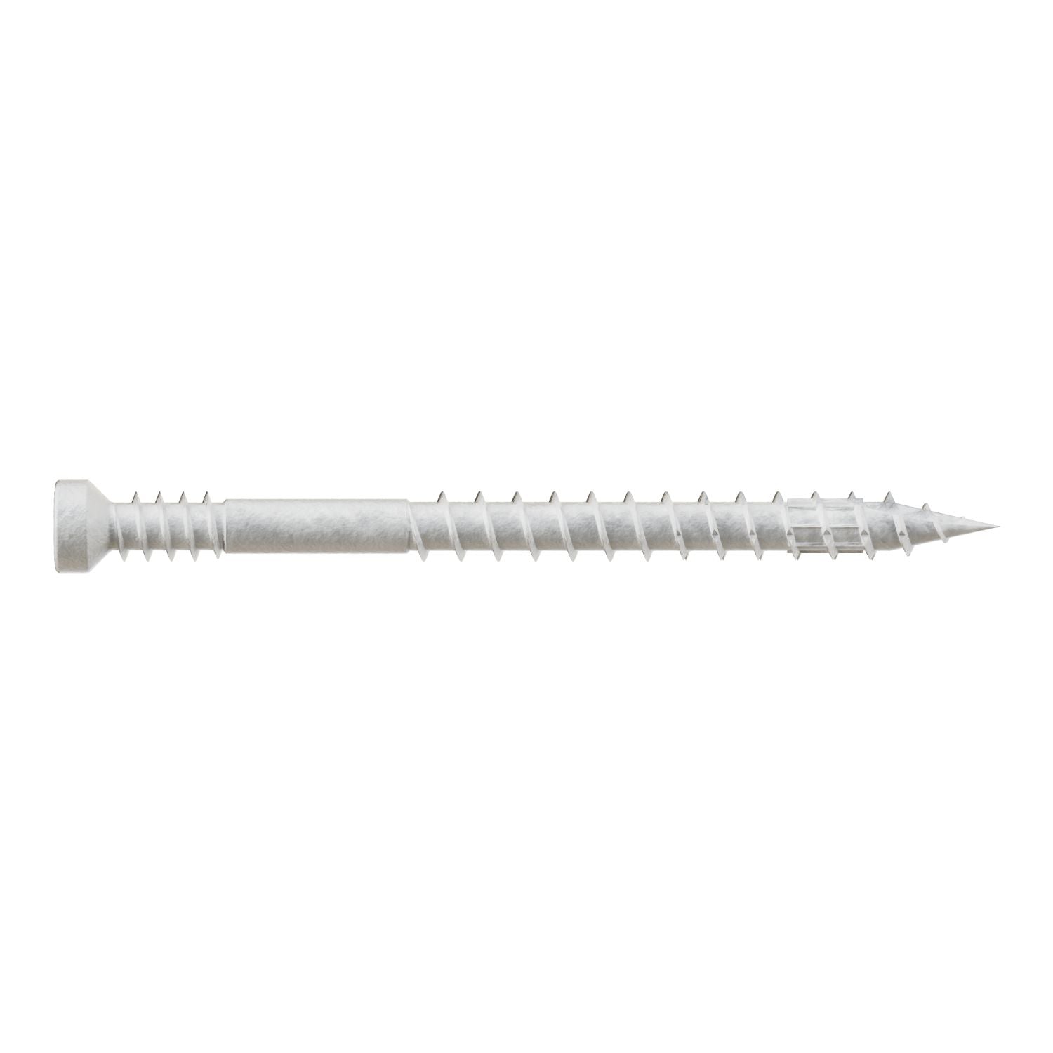 Simpson Strong-Tie FT07200R450W Finish Trim Screw,  #7 x 2-in. T10, Trim-Head, Quik Guard, White, 450-Pack