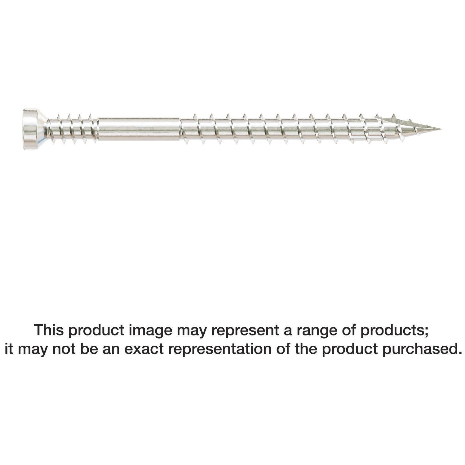 Simpson Strong-Tie FT07200T450 Finish Trim Screw,  #7 x 2-in. T10, Trim-Head, Type 316, 450-Pack