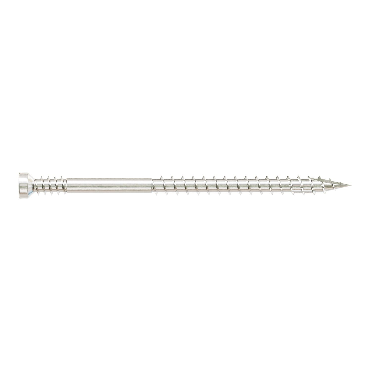 Simpson Strong-Tie FT07212T100 Finish Trim Screw,  #7 x 2-1/2-in. T10, Trim-Head, Type 316, 100-Pack