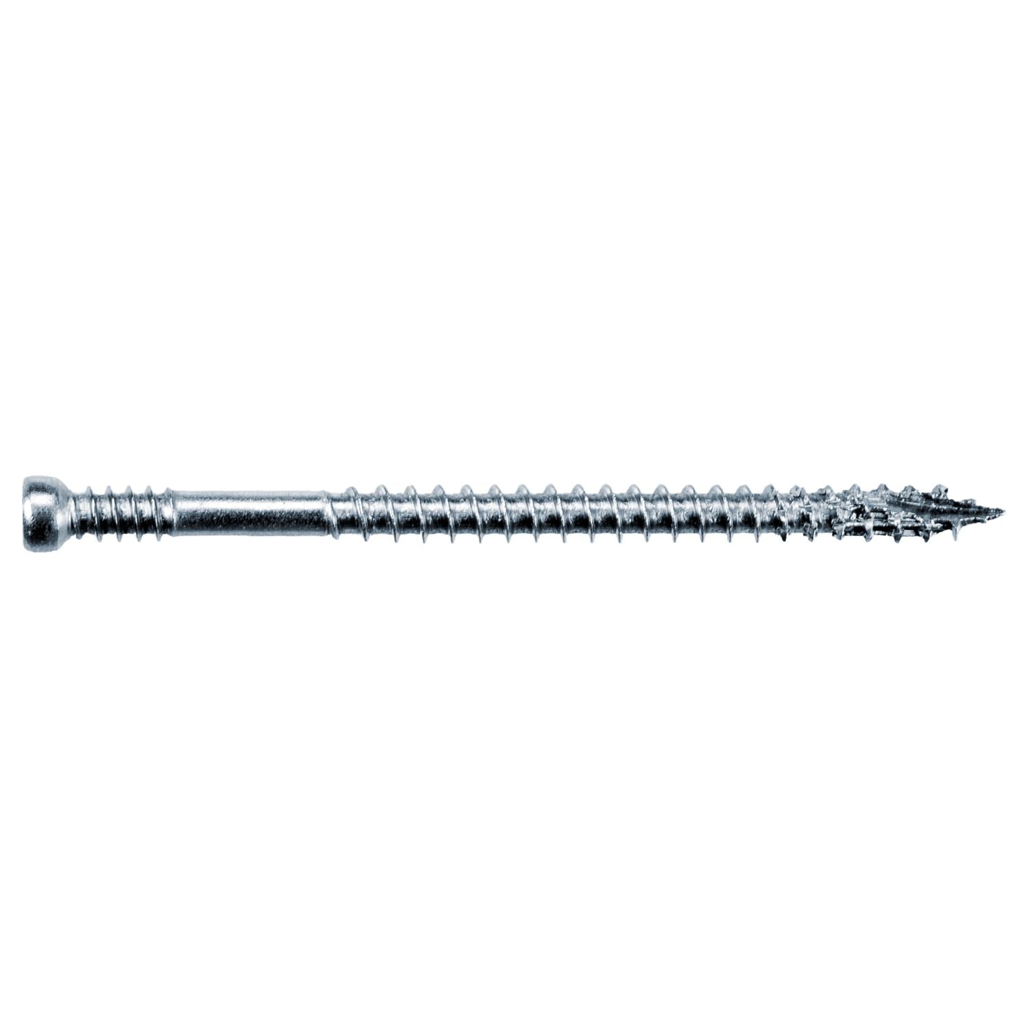 Simpson Strong-Tie FT07212T400 Finish Trim Screw,  #7 x 2-1/2-in. T10, Trim-Head, Type 316, 400-Pack
