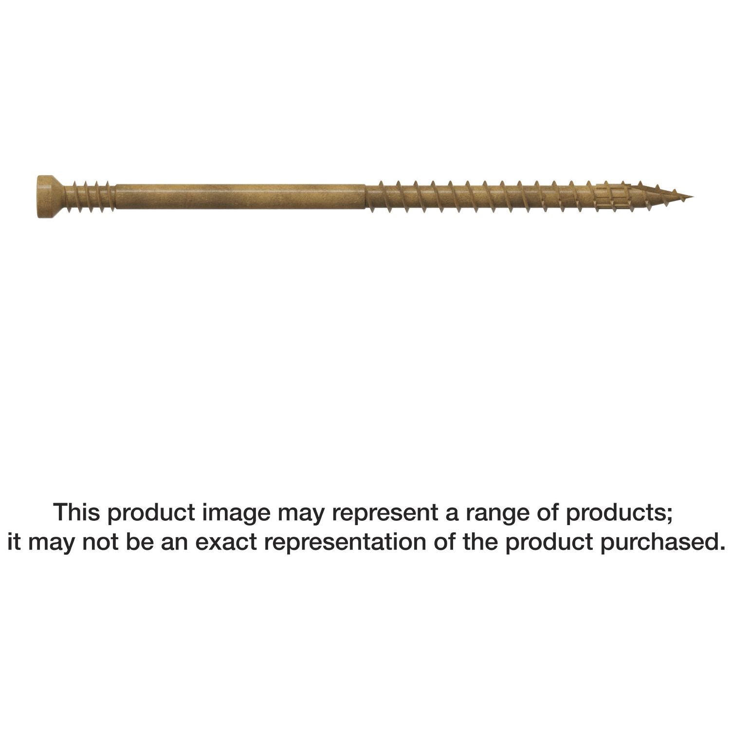 Simpson Strong-Tie FT07300R100W Finish Trim Screw,  #7 x 3-in. T10, Trim-Head, Quik Guard, White, 100-Pack