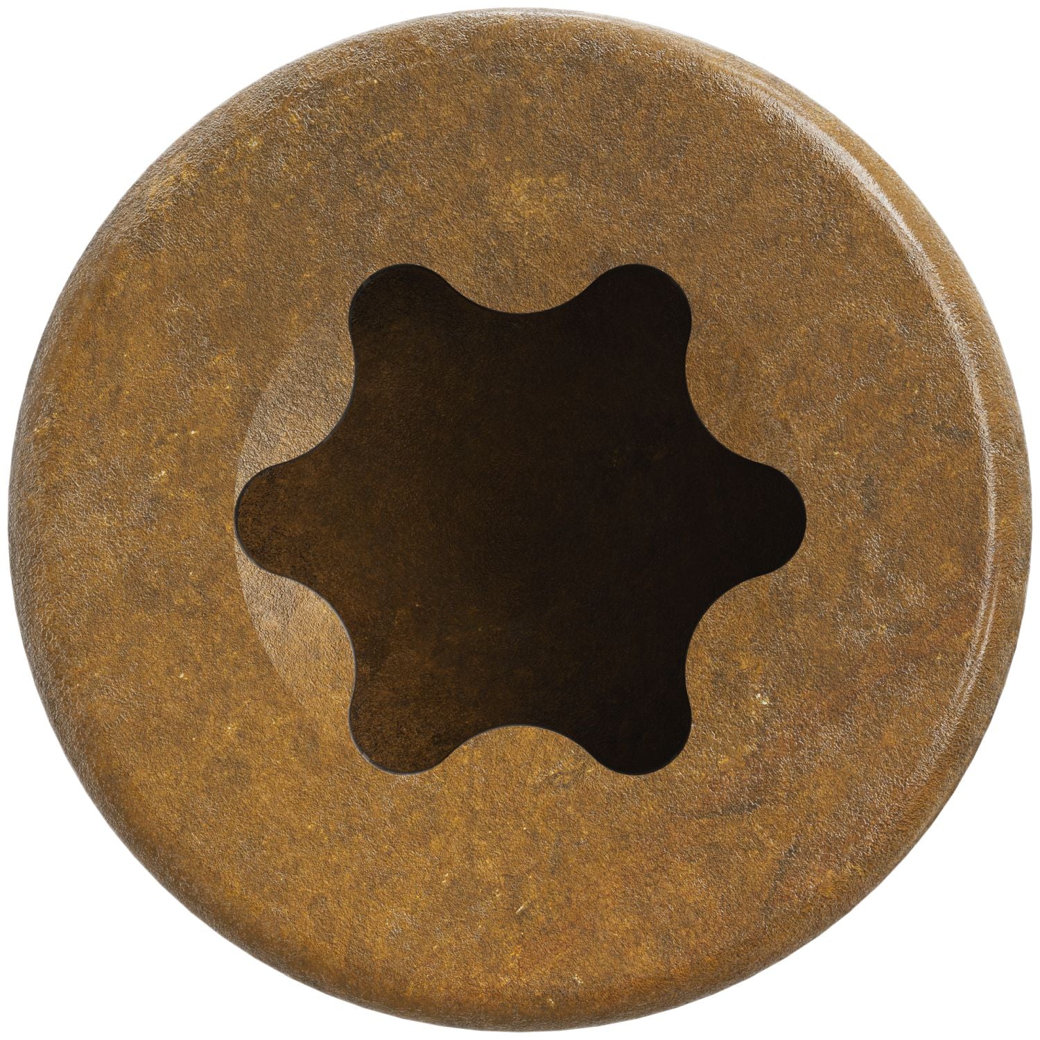 Simpson Strong-Tie FT07300R300 Finish Trim Screw,  #7 x 3-in. T10, Trim-Head, Quik Guard, Tan, 300-Pack