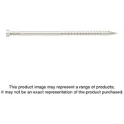 Simpson Strong-Tie FT07300T100 Finish Trim Screw,  #7 x 3-in. T10, Trim-Head, Type 316, 100-Pack