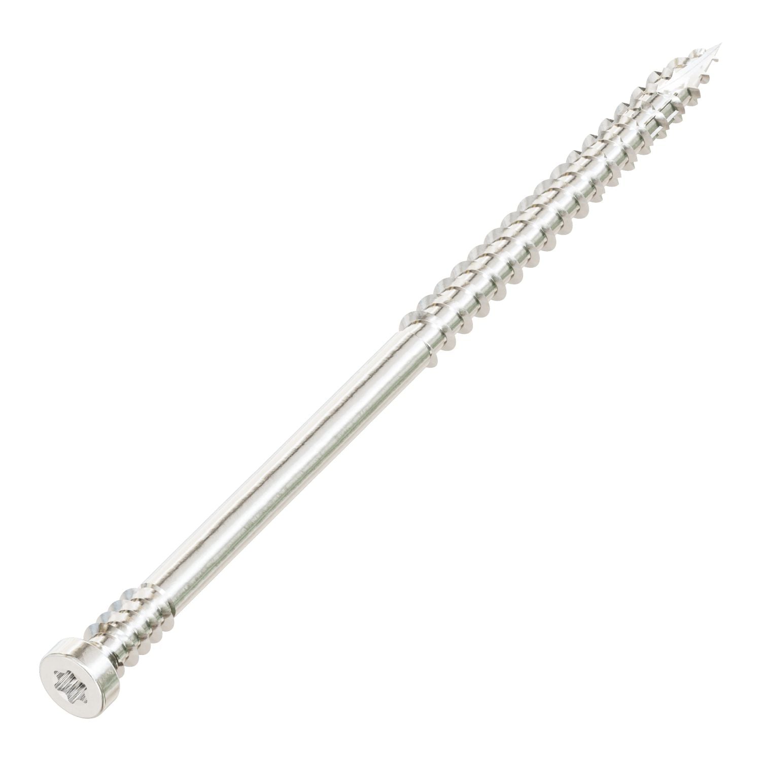 Simpson Strong-Tie FT07300T300 Finish Trim Screw,  #7 x 3-in. T10, Trim-Head, Type 316, 300-Pack