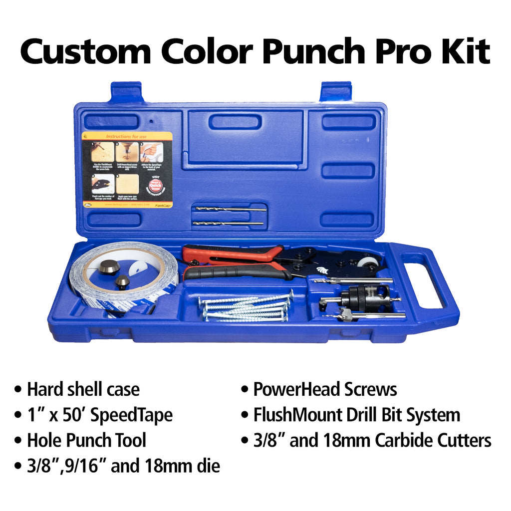 FastCap Hole Punch Pro Kit in case (HOLE PUNCH PRO KIT)