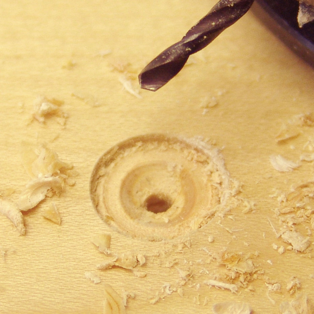 FastCap FlushMount drill bit hole for PowerHead screw