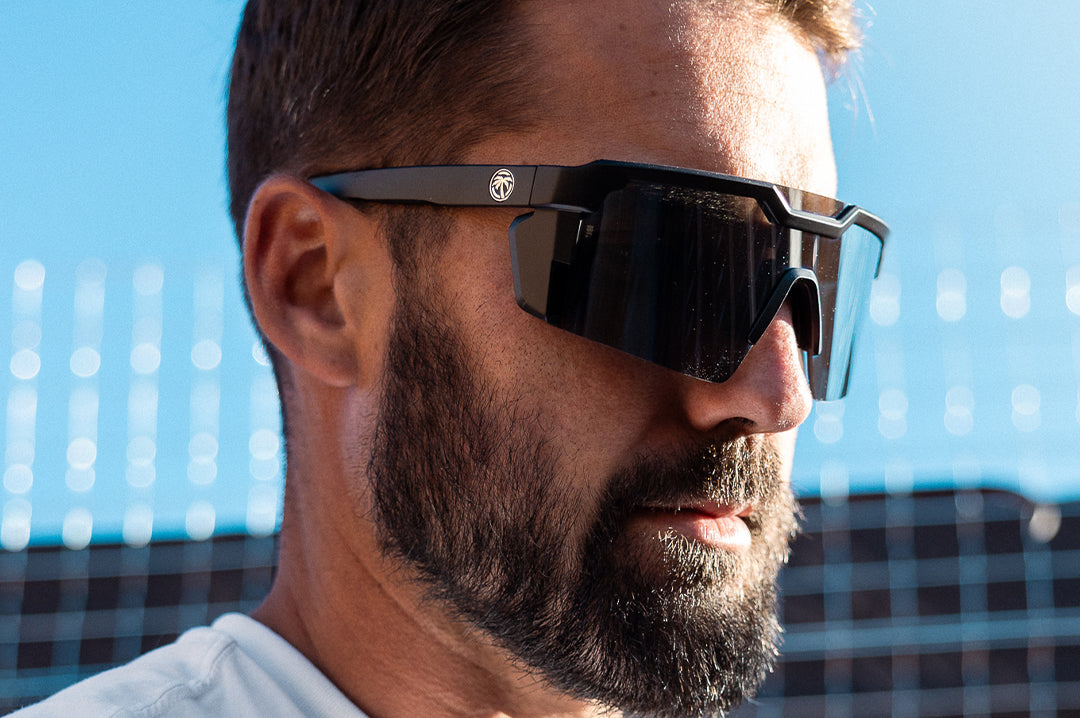 Heat Wave Future Tech Ultra Black Z87+ Sunglasses