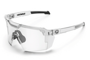 Heat Wave Future Tech VAPOR CLEAR Frame Photochromic Lens Z87+ Sunglasses