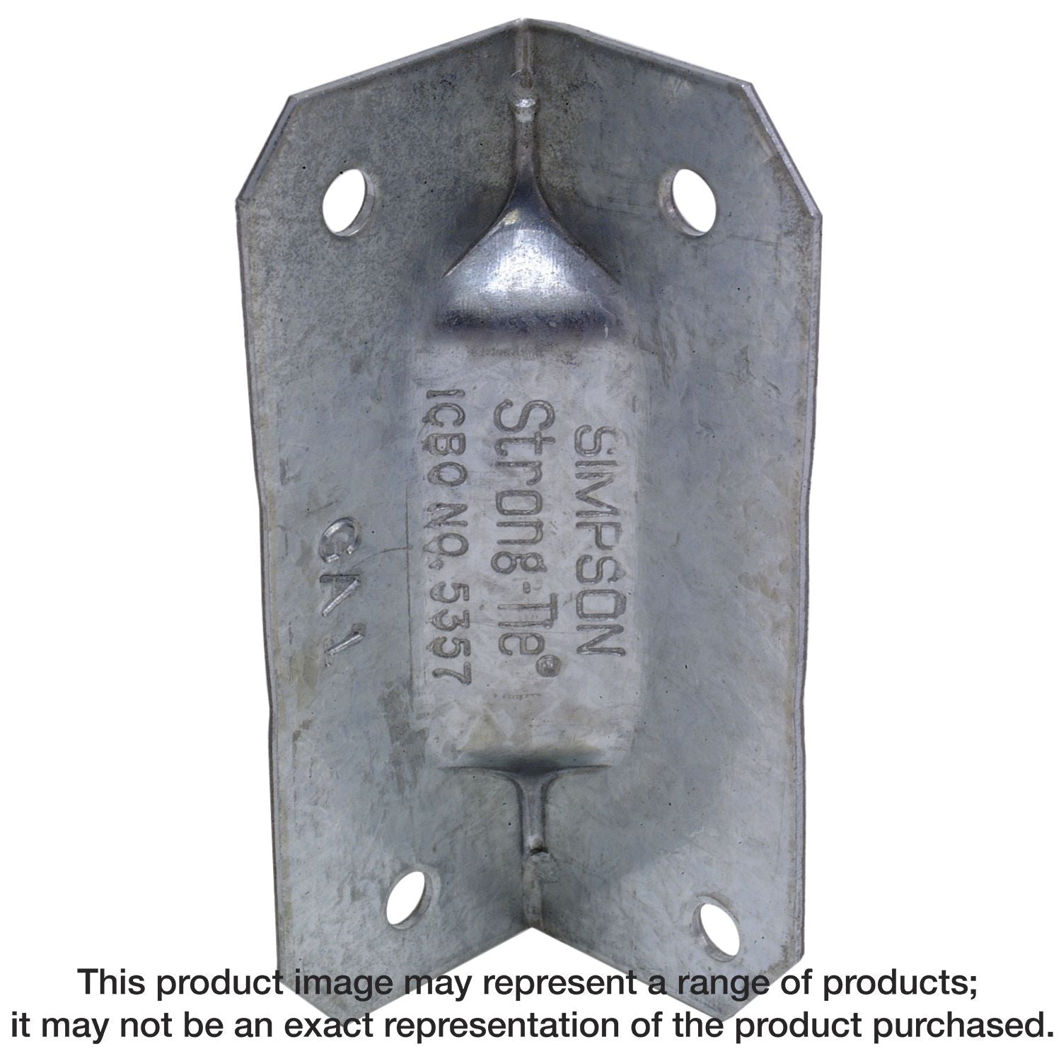 Simpson Strong-Tie GA1 GA 2-3/4-in. 18-Gauge Galvanized Gusset Angle