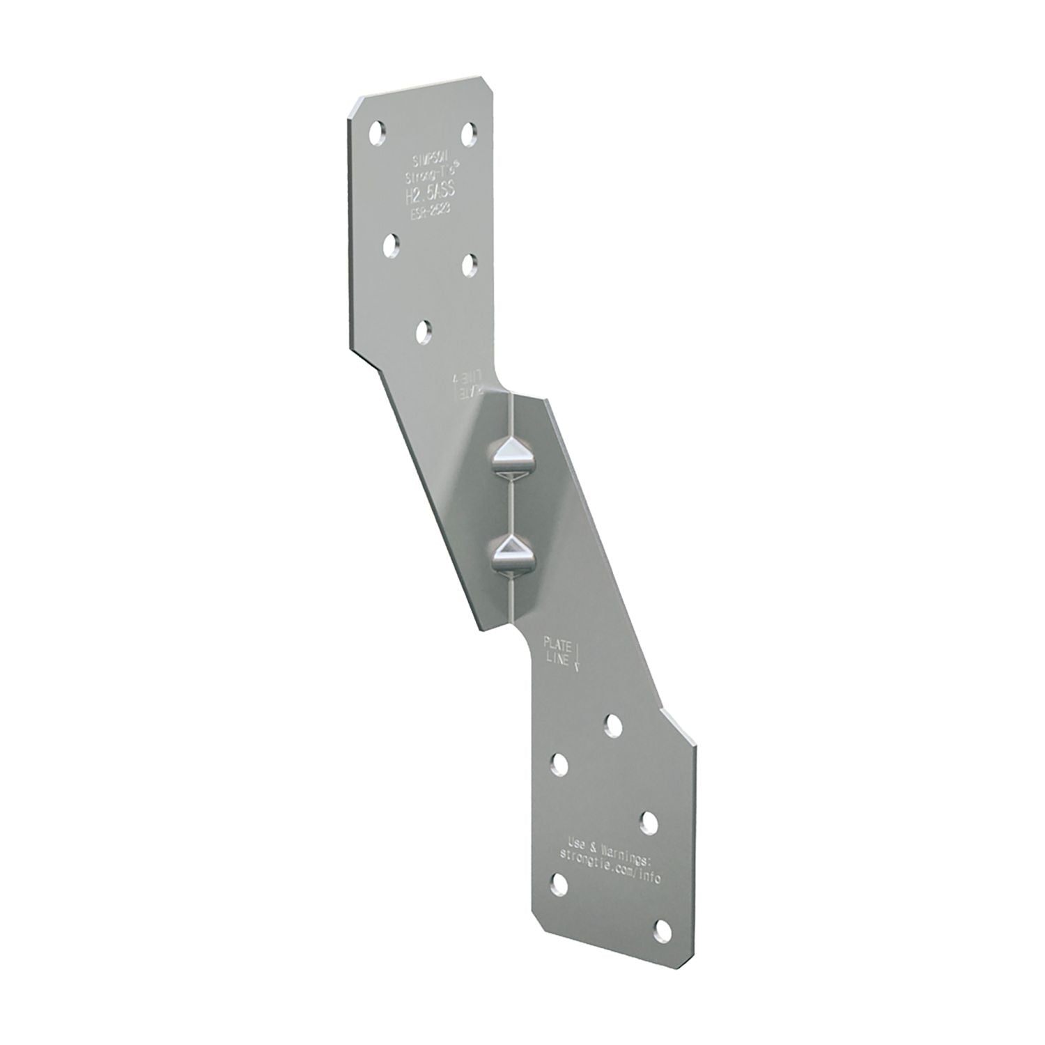 Simpson Strong-Tie 18-Gauge Stainless-Steel Hurricane Tie (H2.5ASS)