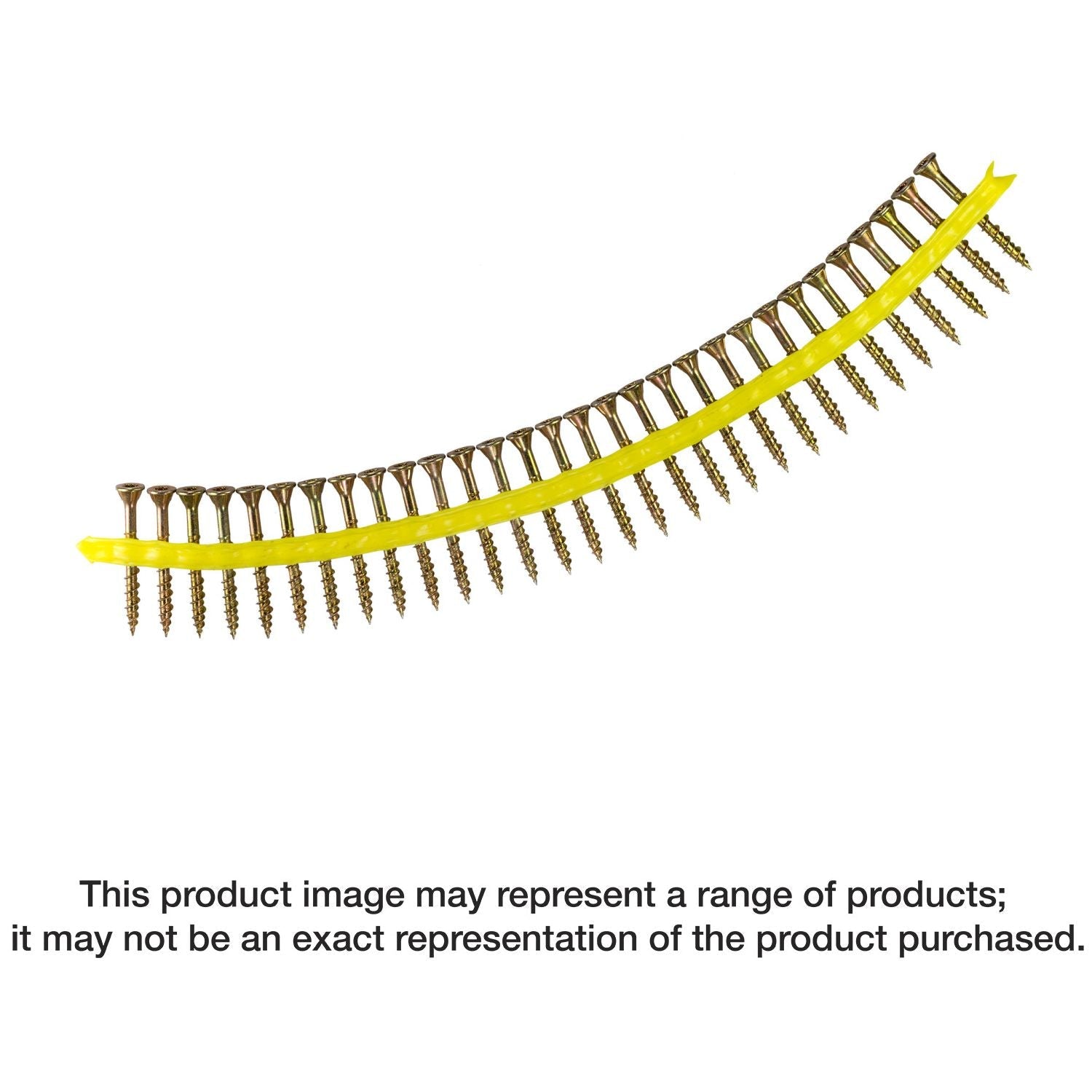 Simpson Strong-Tie HCKWSV3S Strong-Drive WSV SUBFLOOR Screw (Collated),  #9 x 3-in. T25, Yellow Zinc, 500-Pack