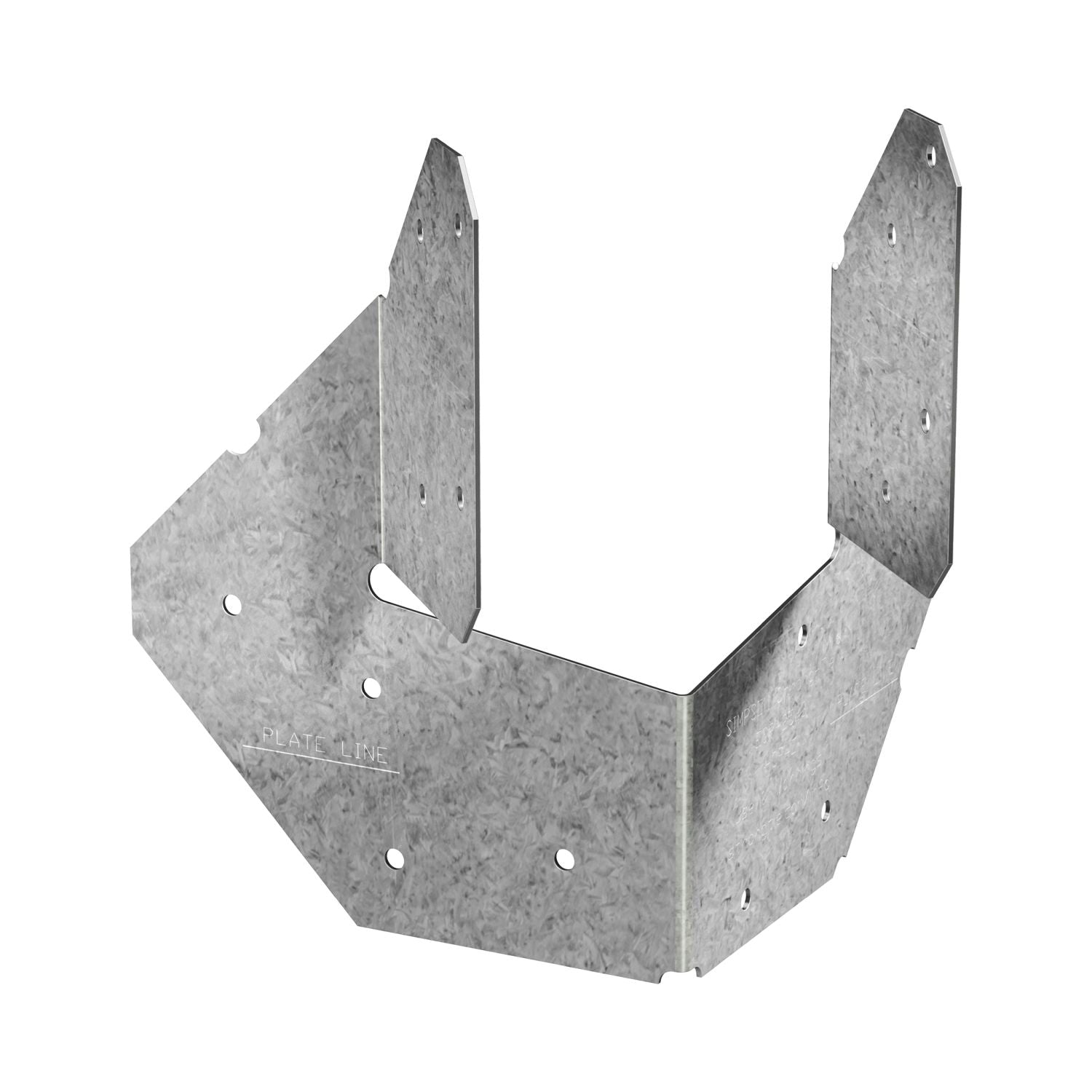 Simpson Strong-Tie HCP4Z HCP 18-Gauge ZMAX Galvanized Hip Corner Plate for 4x