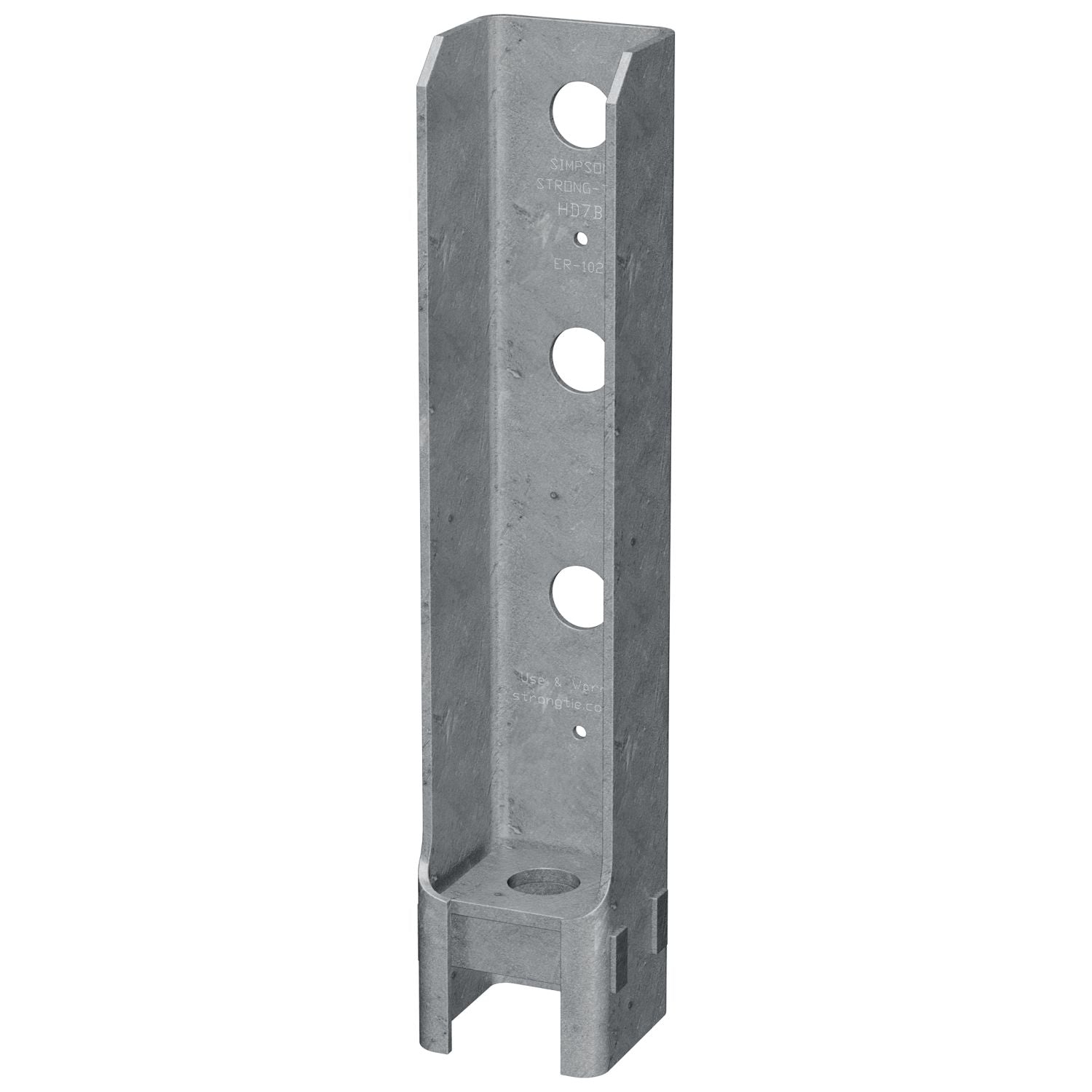 Simpson Strong-Tie HD7B HDB 12-3/8-in. Galvanized (G90) Bolted Holdown