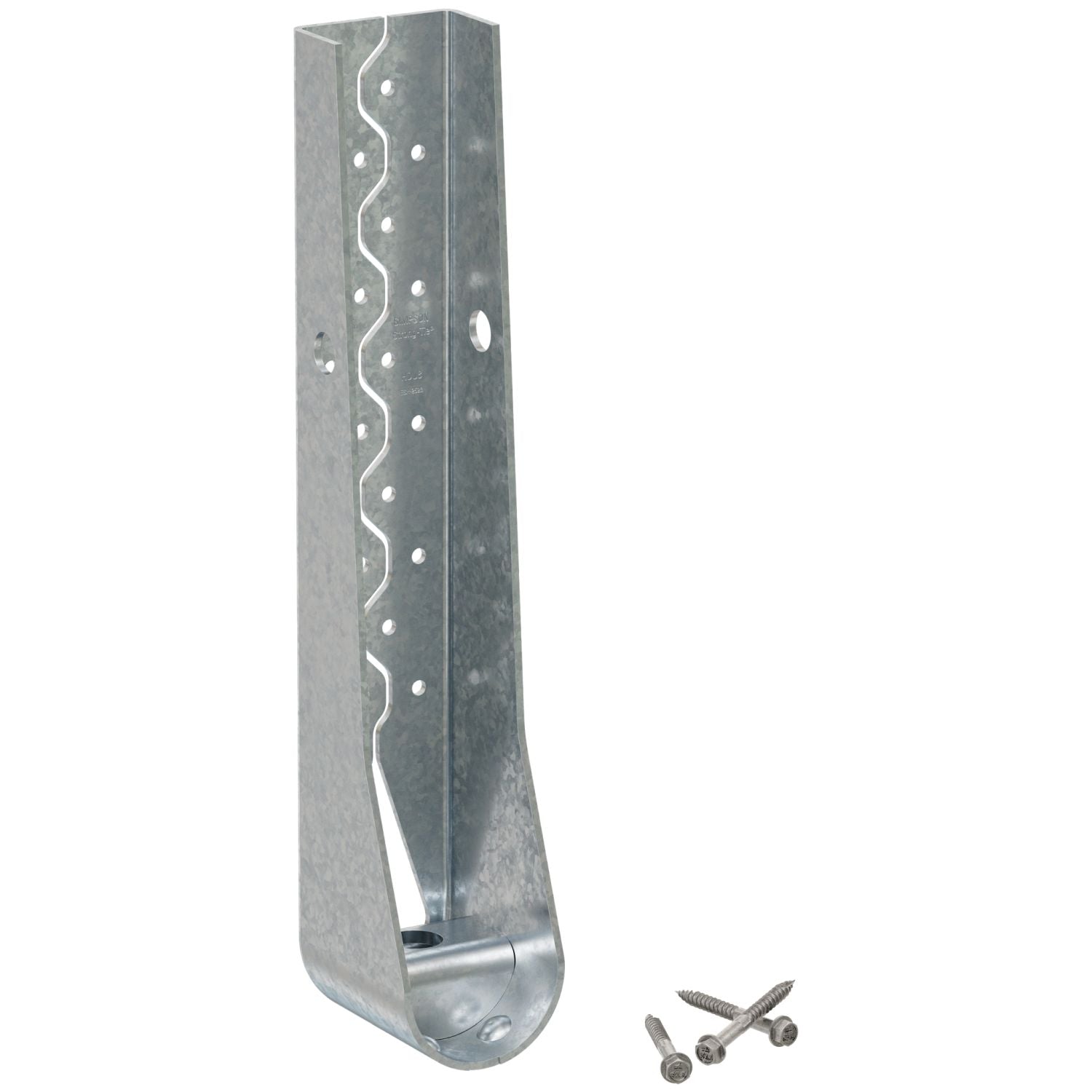 Simpson Strong-Tie 16-5/8-in. Galvanized Predeflected Holdown with Strong-Drive SDS Screws (HDU8-SDS2.5)