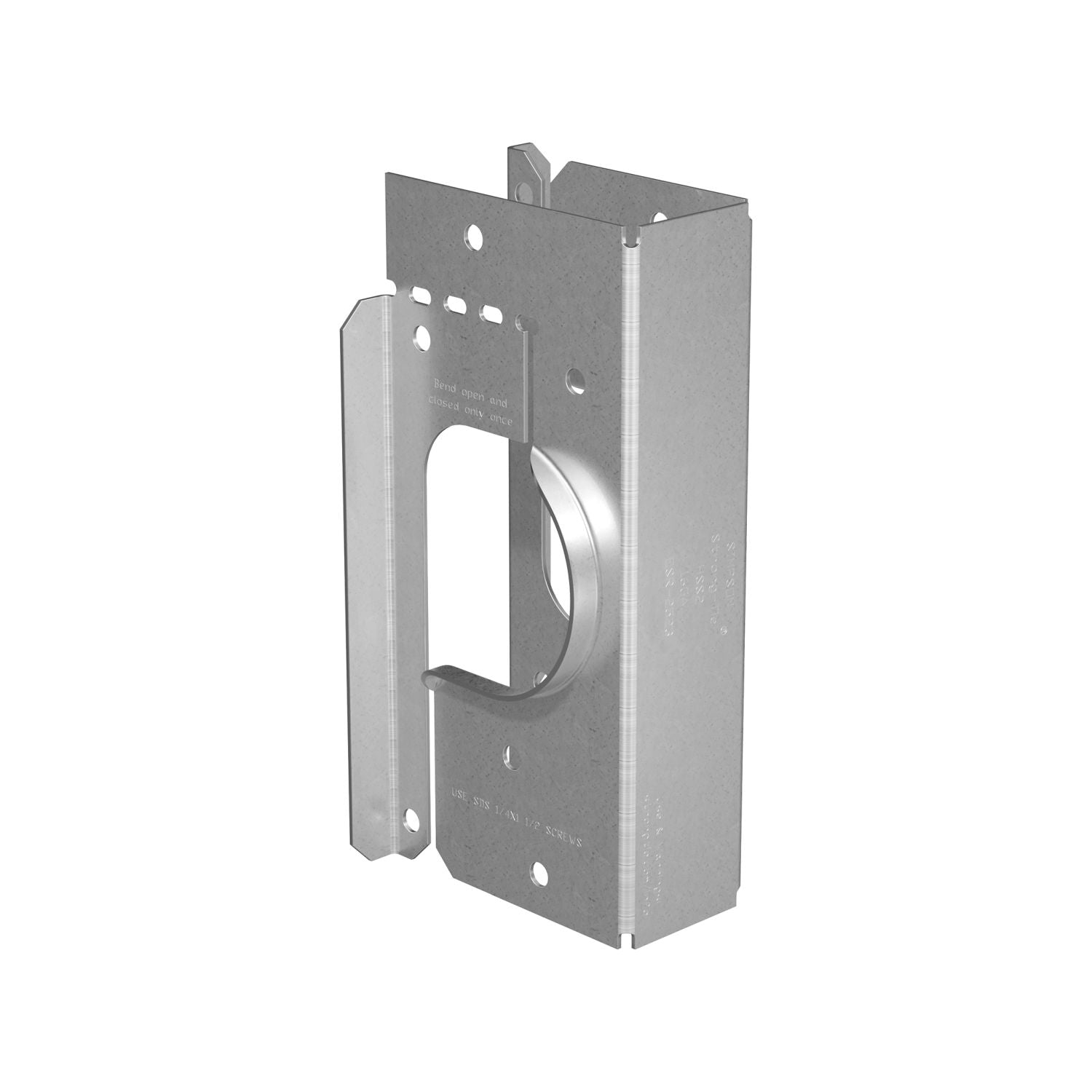 Simpson Strong-Tie HSS2KT HSS Galvanized Stud Shoe for 2x, with Strong-Drive SDS Screws, 4-Pack